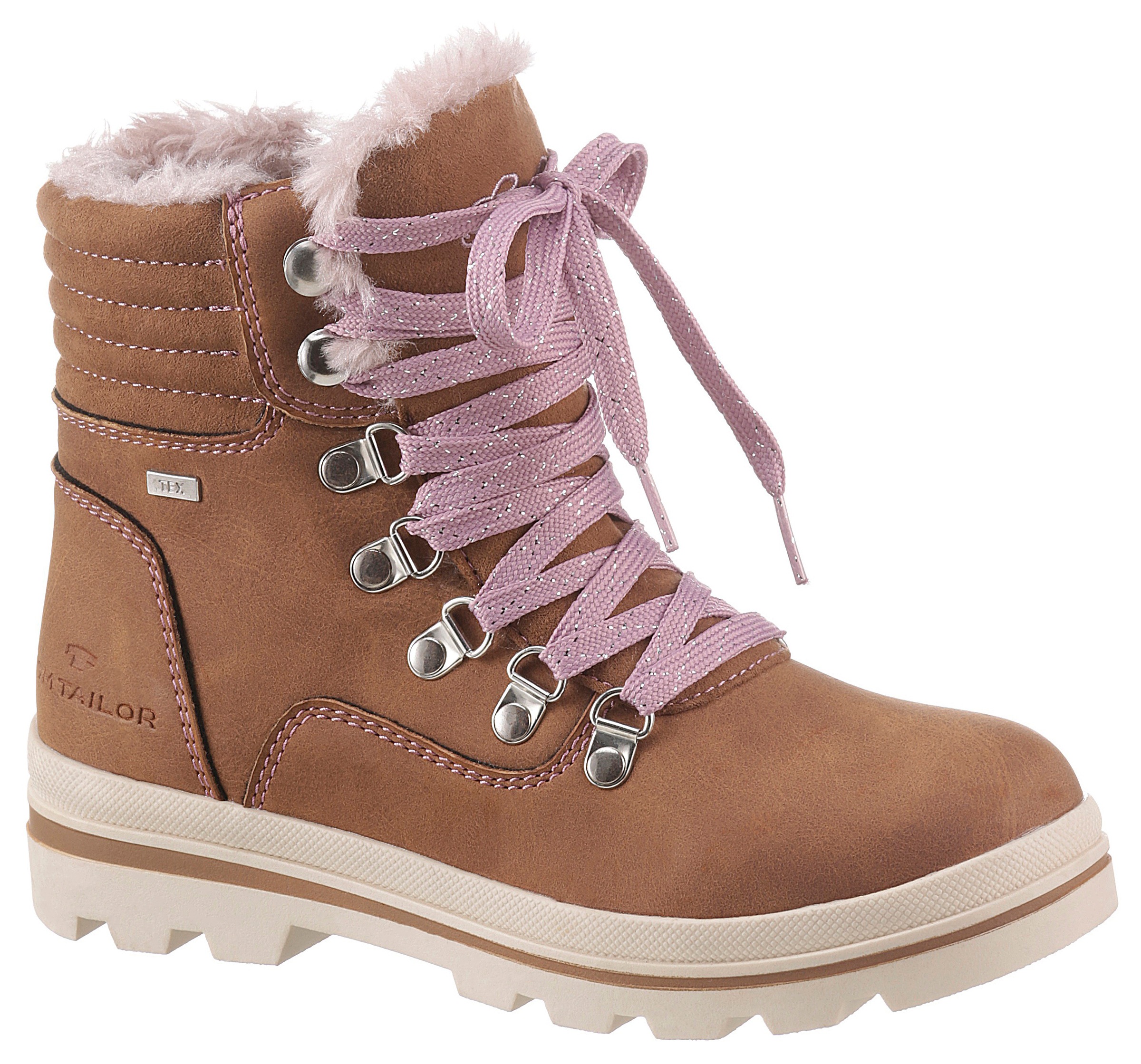 Image of TOM TAILOR Schnürboots, mit glitzernden Schnürsenkeln bei Ackermann Versand Schweiz