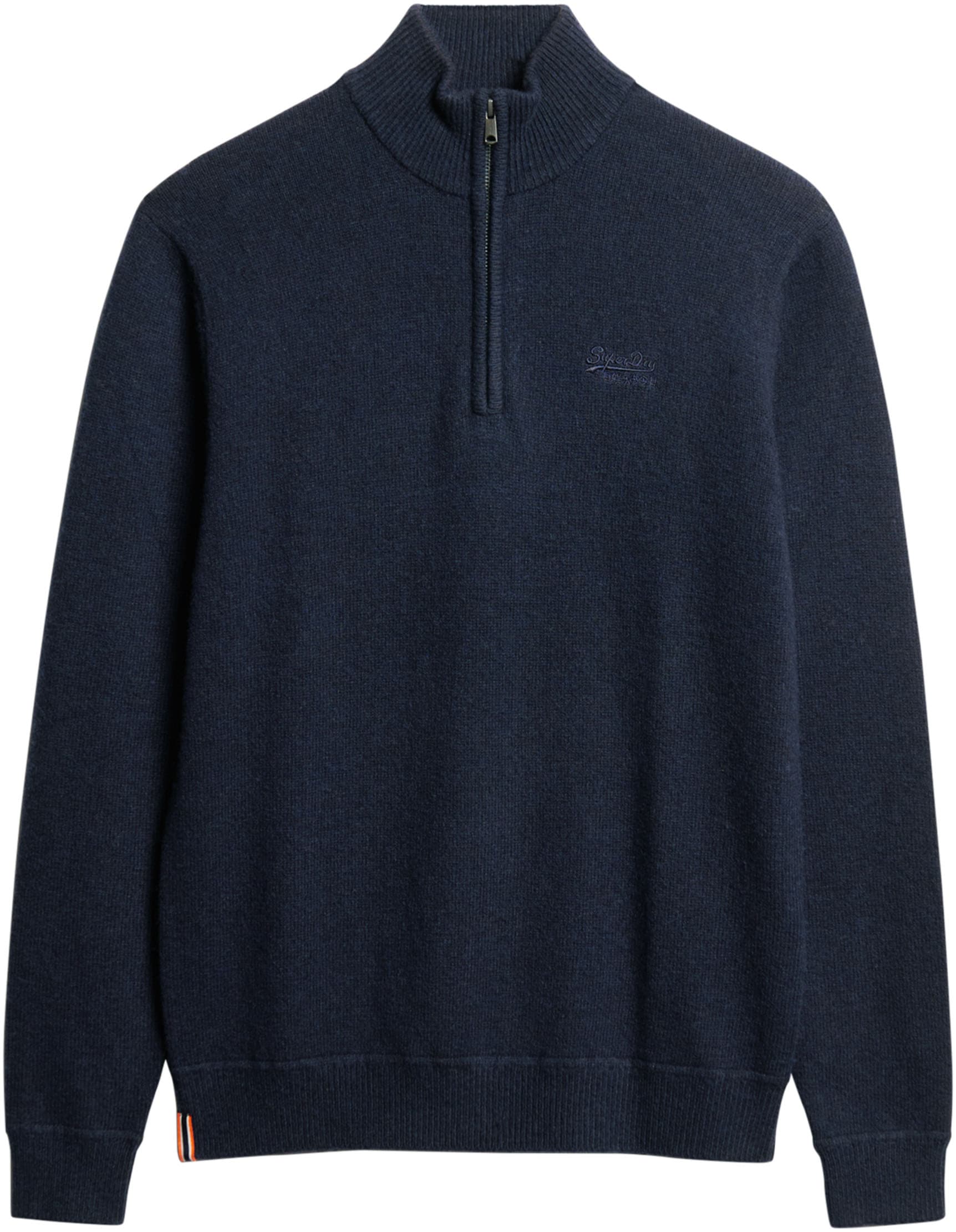 Superdry Strickpullover »ESSENTIAL EMB KNIT HALF ZIP«