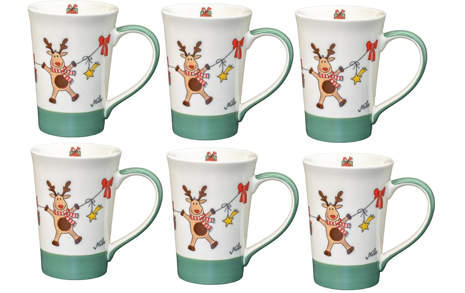 Image of Mila Tasse »Holly Jolly 350 ml«, (6 tlg.) bei Ackermann Versand Schweiz