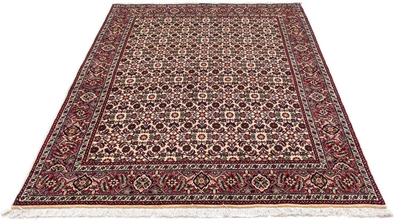 Image of morgenland Wollteppich »Bidjar - Zanjan Stark Gemustert Blu scuro 207 x 128 cm«, rechteckig, 1,5 mm Höhe, Unikat mit Zertifikat bei Ackermann Versand Schweiz