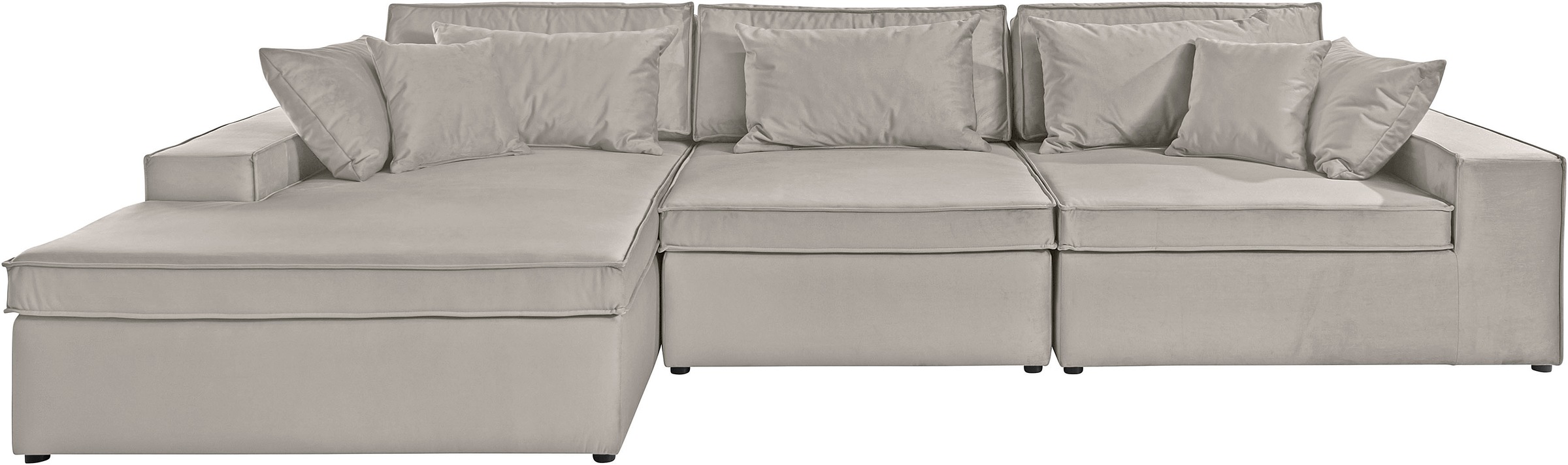 Image of LeGer Home by Lena Gercke Ecksofa »XXL Venosa«, zusammengesetzt aus Modulen, loungiger, weicher Sitzkomfort, in vielen Bezugsqualitäten und Farben bei Ackermann Versand Schweiz