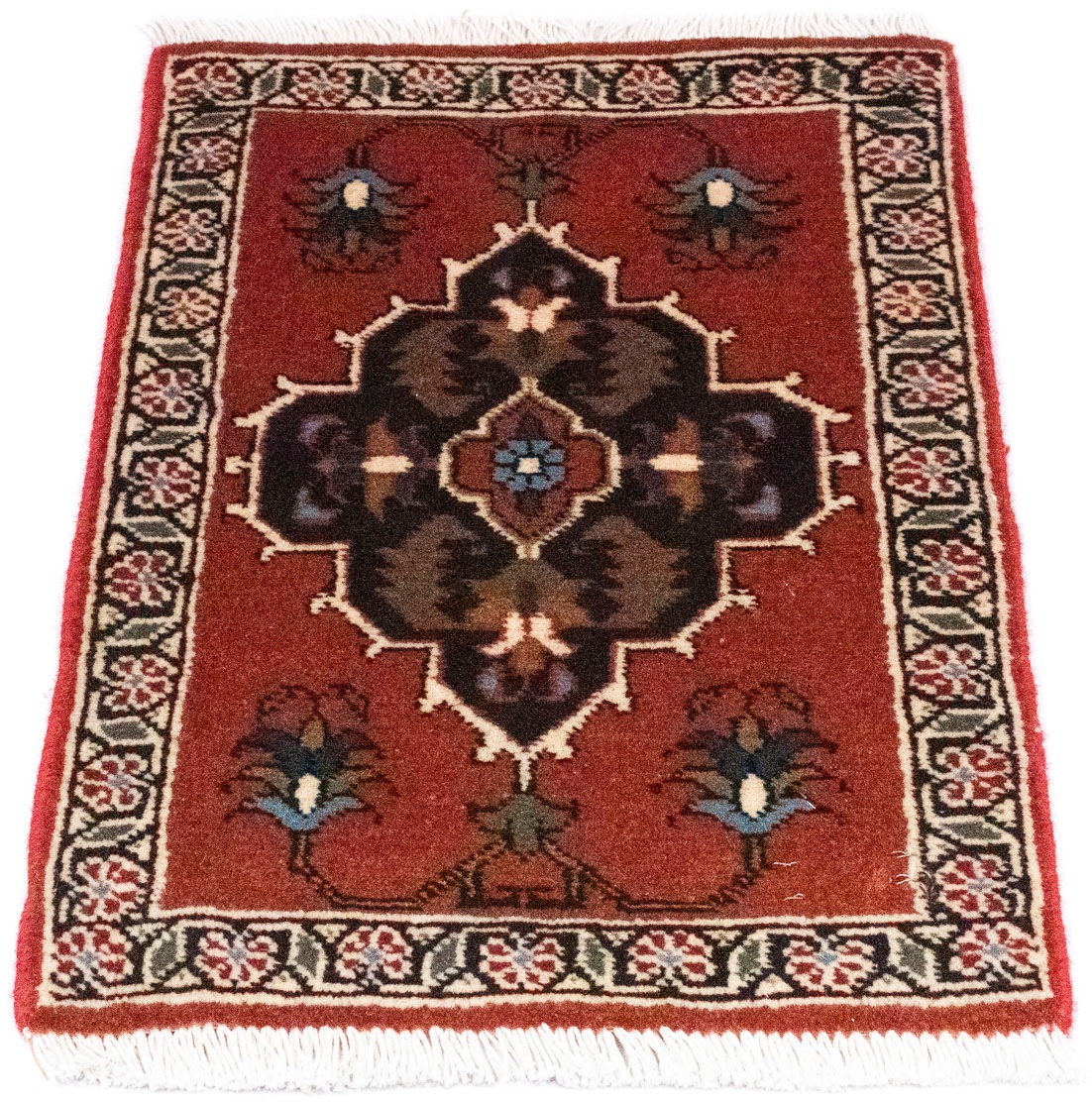 Image of morgenland Wollteppich »Ardebil Teppich handgeknüpft rot«, quadratisch, 8 mm Höhe, handgeknüpft bei Ackermann Versand Schweiz