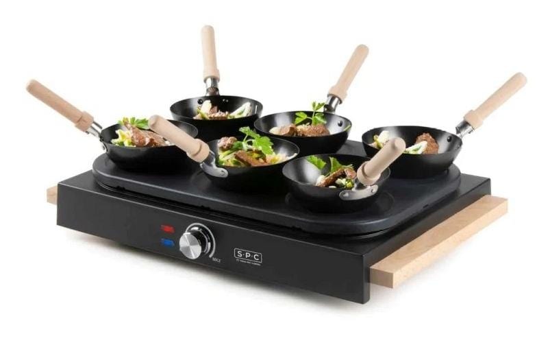 Wok »SPC Party Set WOKDLX2249«, Aluminium