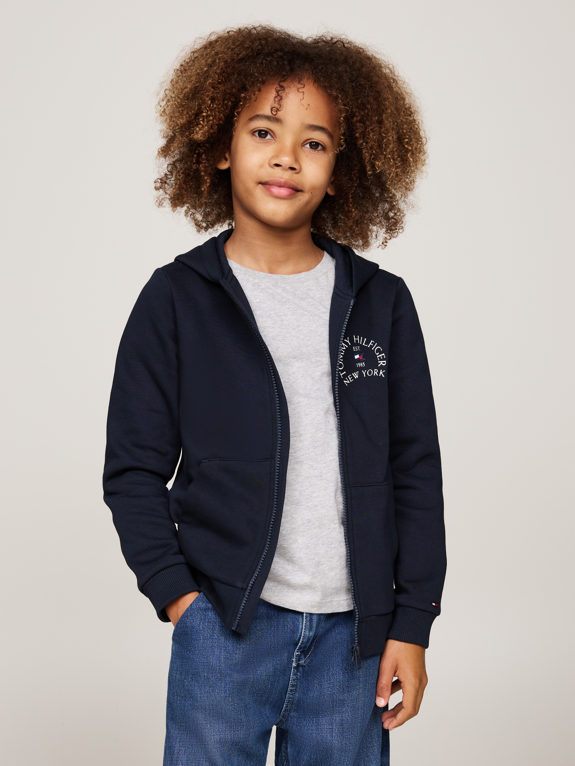 Sweatjacke »NAUTICAL ARCH FLEECE REG ZIPUP«, mit Logo auf der Brust