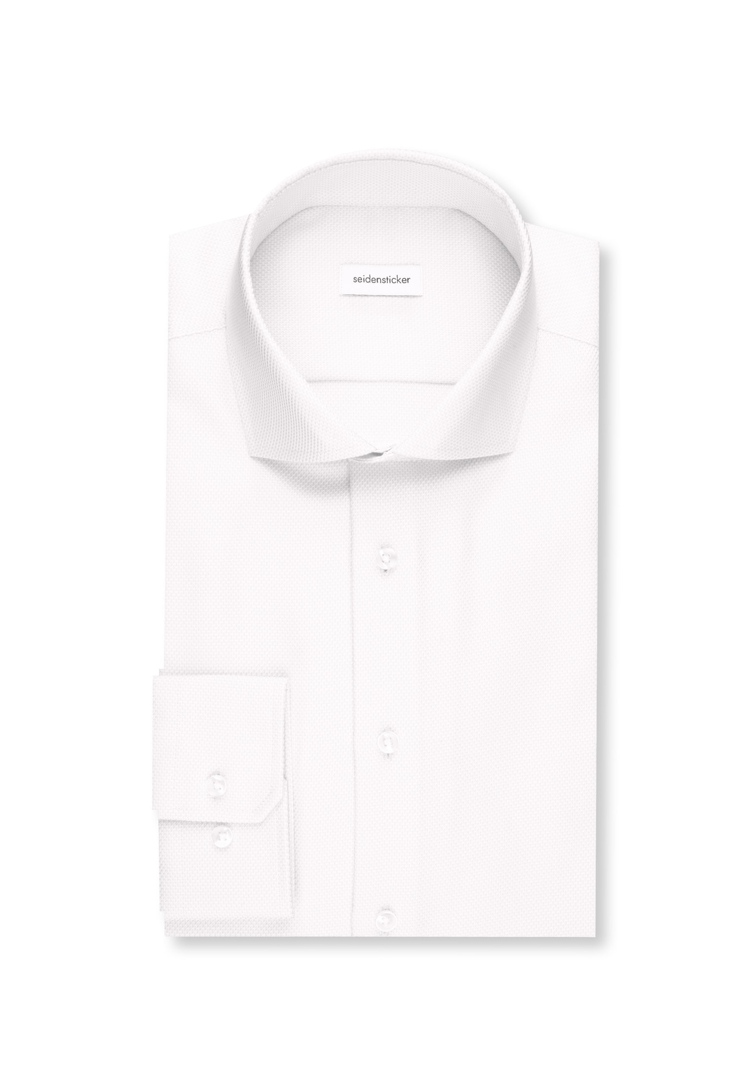 seidensticker Businesshemd »Schwarze Rose« Shaped 1/1 Extra lang Kentkragen Struktur