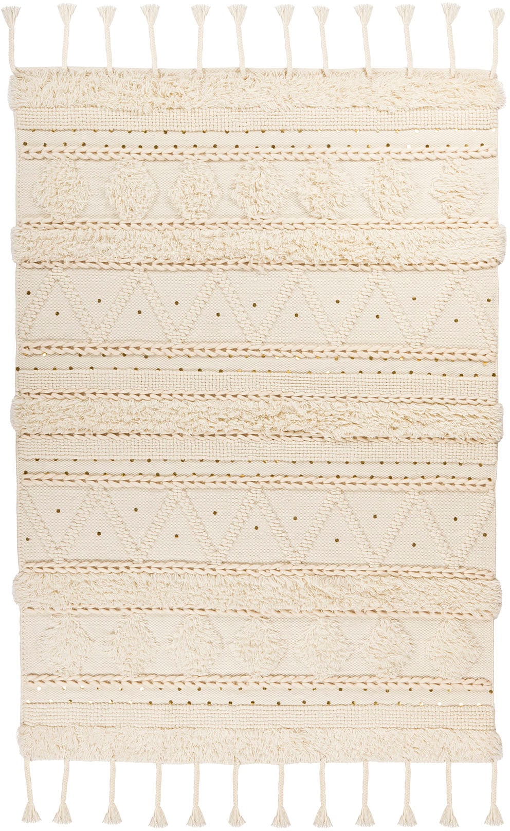 me gusta Wollteppich »Bohist 525« rechteckig 18 mm Höhe