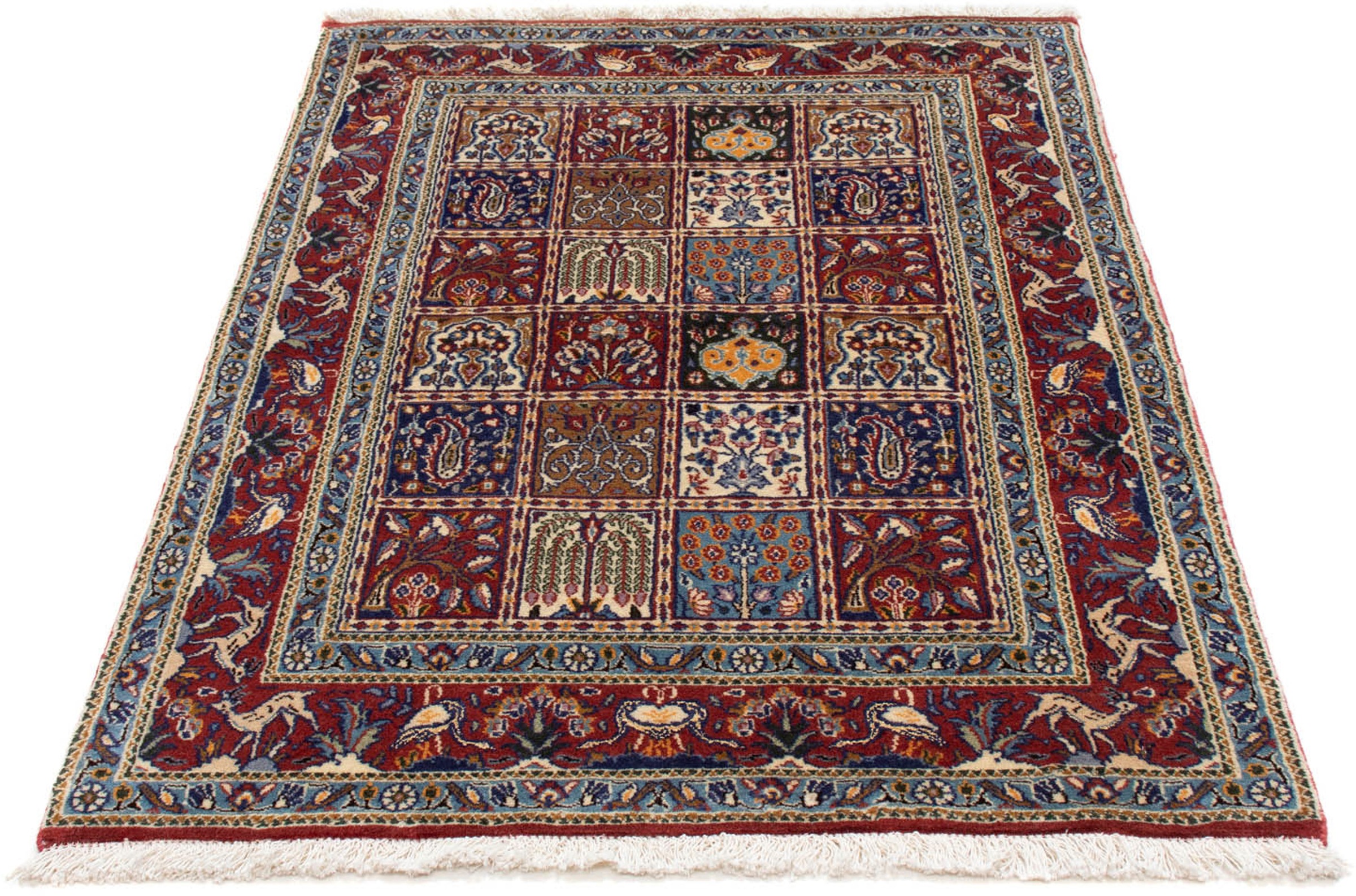 Image of morgenland Orientteppich »Perser - Classic - 141 x 96 cm - mehrfarbig«, rechteckig, 10 mm Höhe, Wohnzimmer, Handgeknüpft, Einzelstück mit Zertifikat bei Ackermann Versand Schweiz