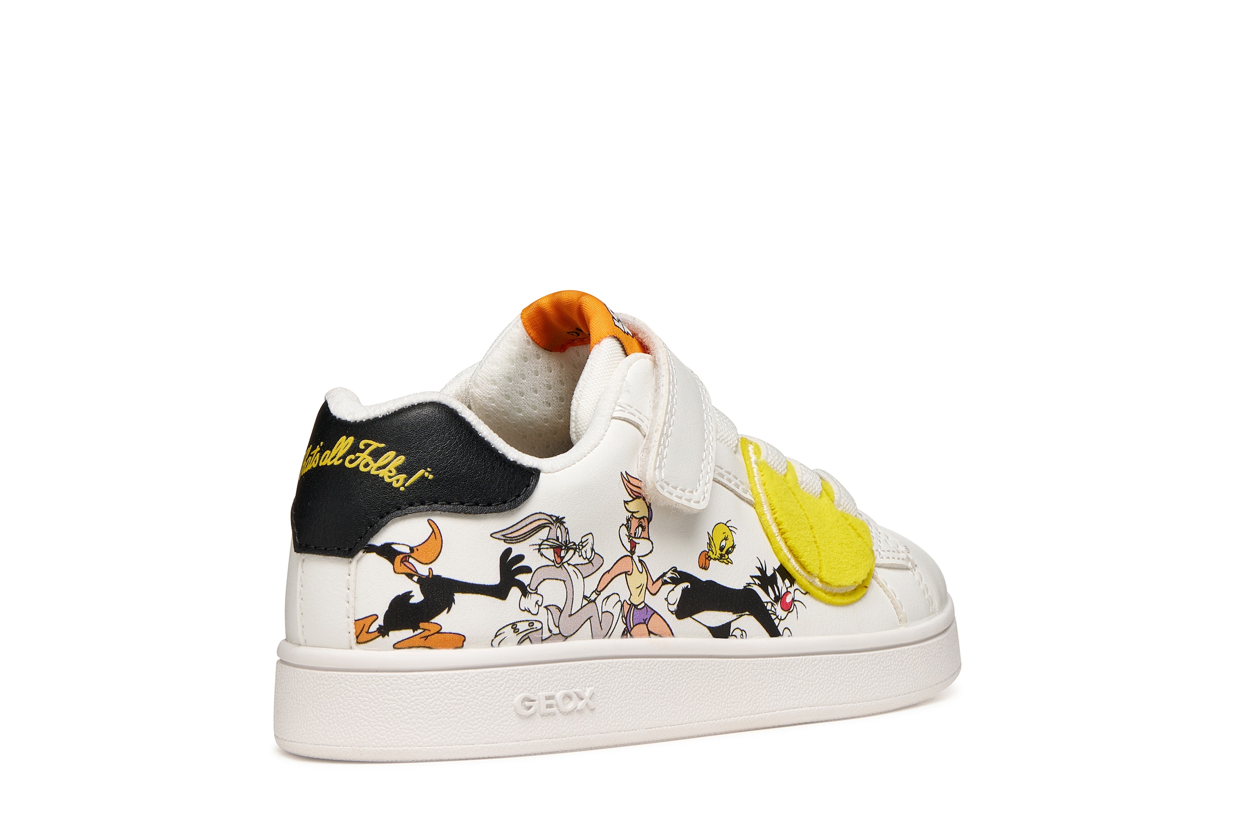 Geox Sneakers »J ECLYPER BOY«  chaussure à scratch avec motif Looney Tunes, gabarit de taille à télécharger