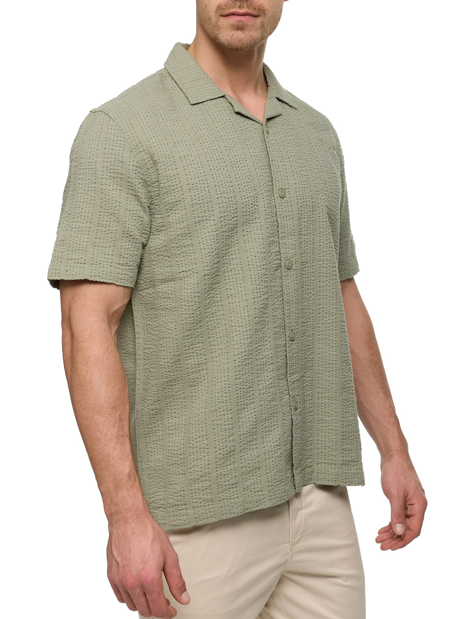 Indicode Chemise à manches courtes »INWaves«