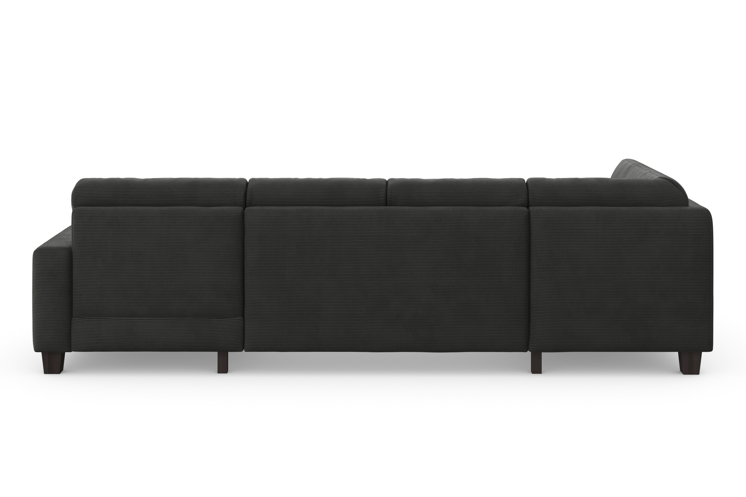 Home affaire Wohnlandschaft »Summer U-Form« mit oder ohne Bettfunktion und Bettkasten, wengefarbene Holzfüsse