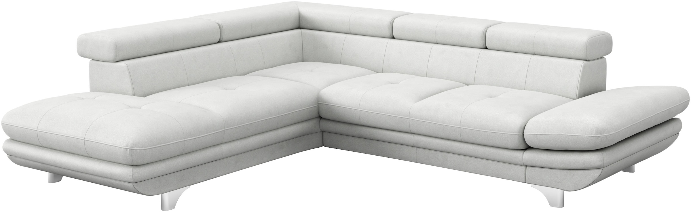 COTTA Ecksofa »Enterprise L-Form« mit Arm- & Kopfteilverstellung, wahlweise mit Bettfunktion