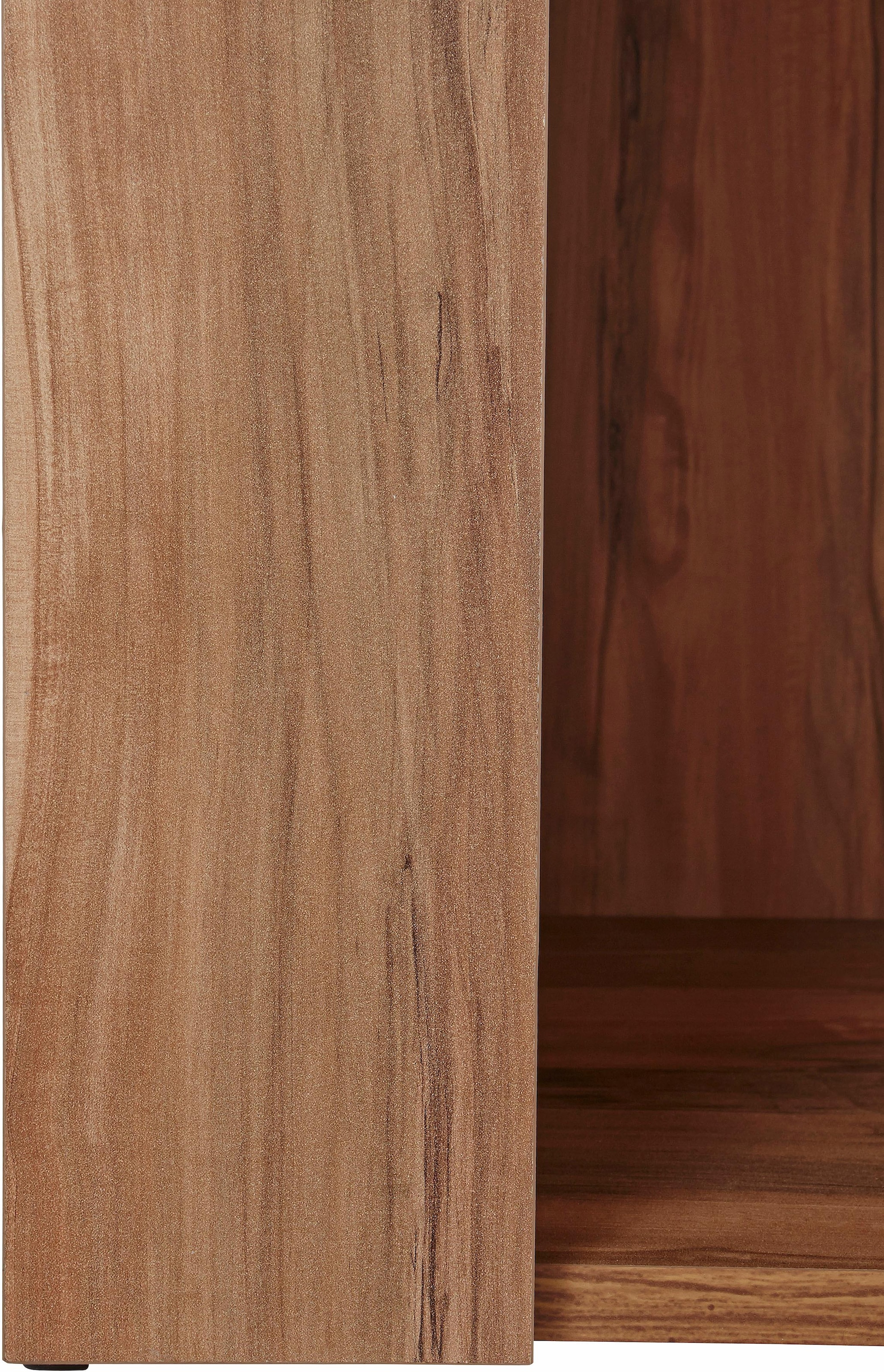 GOODproduct Vitrines »Larona, zeitlose Glasvitirne, Hochschrank Höhe 145 cm« Stauraumvitrine mit dekorativer Rahmenoptik,