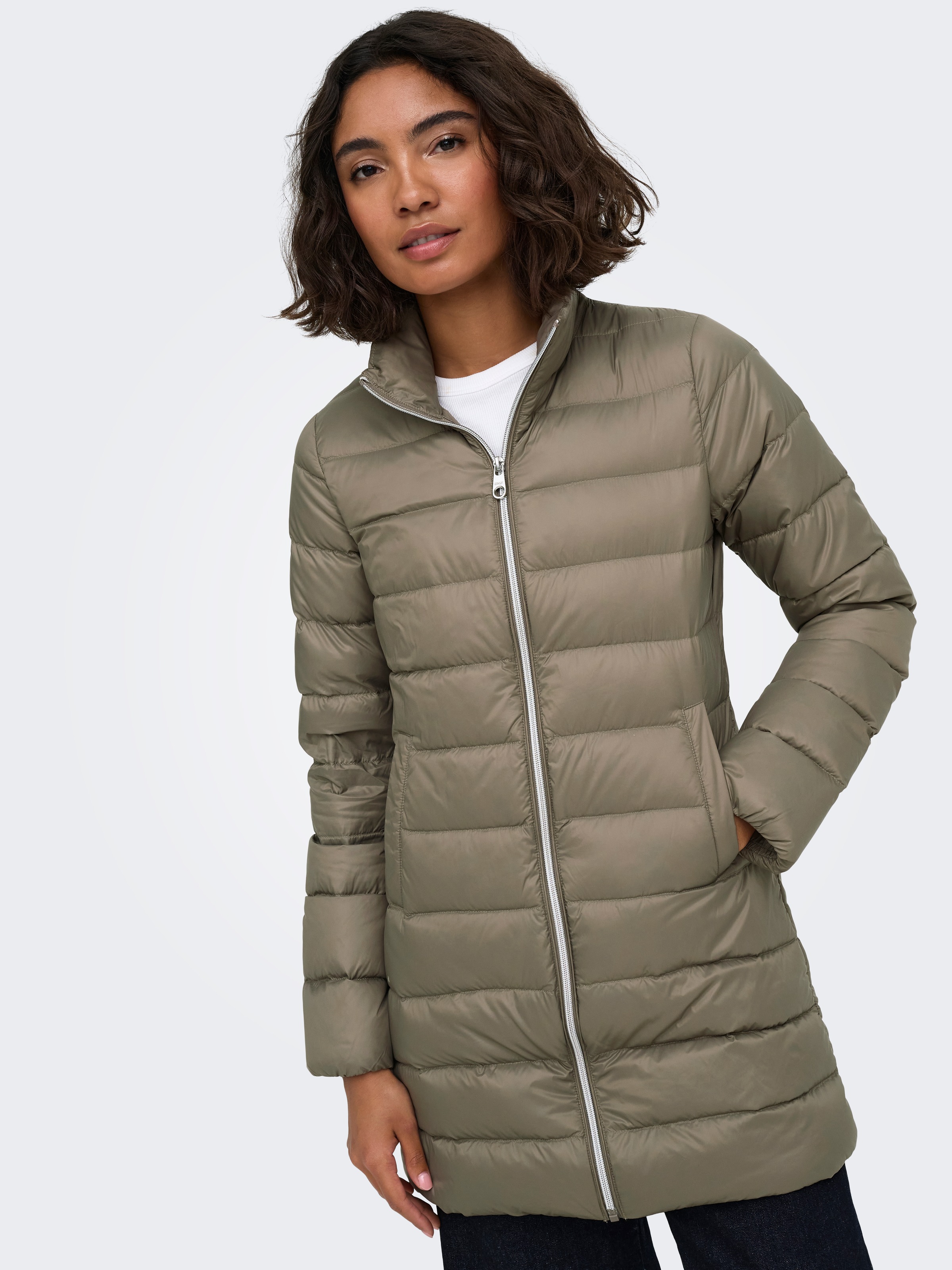 ONLY Steppjacke »ONLRUBY QUILTED DOWN COAT CC OTW« Kunstfaser