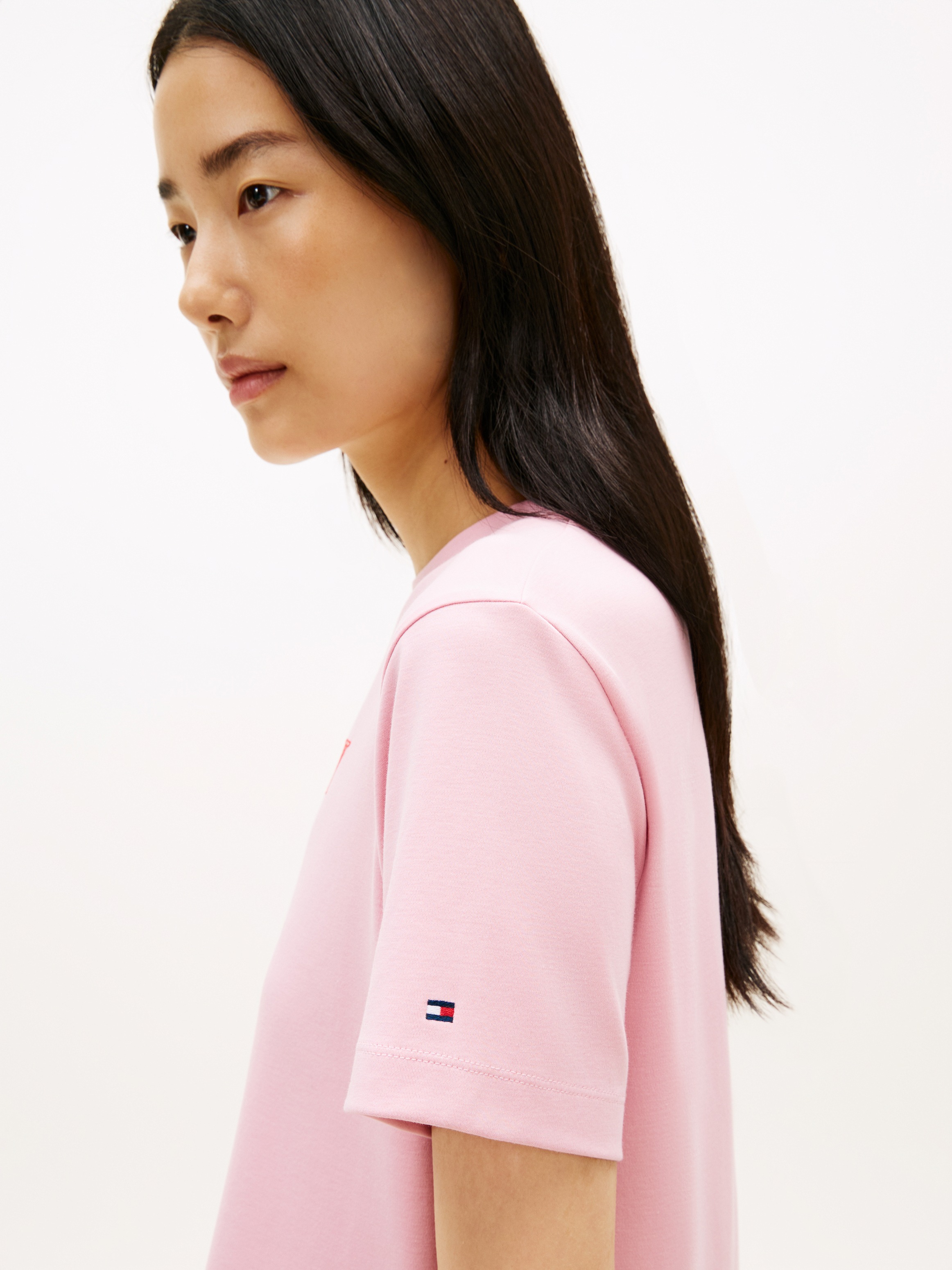 Tommy Hilfiger T-shirt à manches courtes »TILT GRAPHIC REG C-NK SS TEE« mit grossem Logo-Print