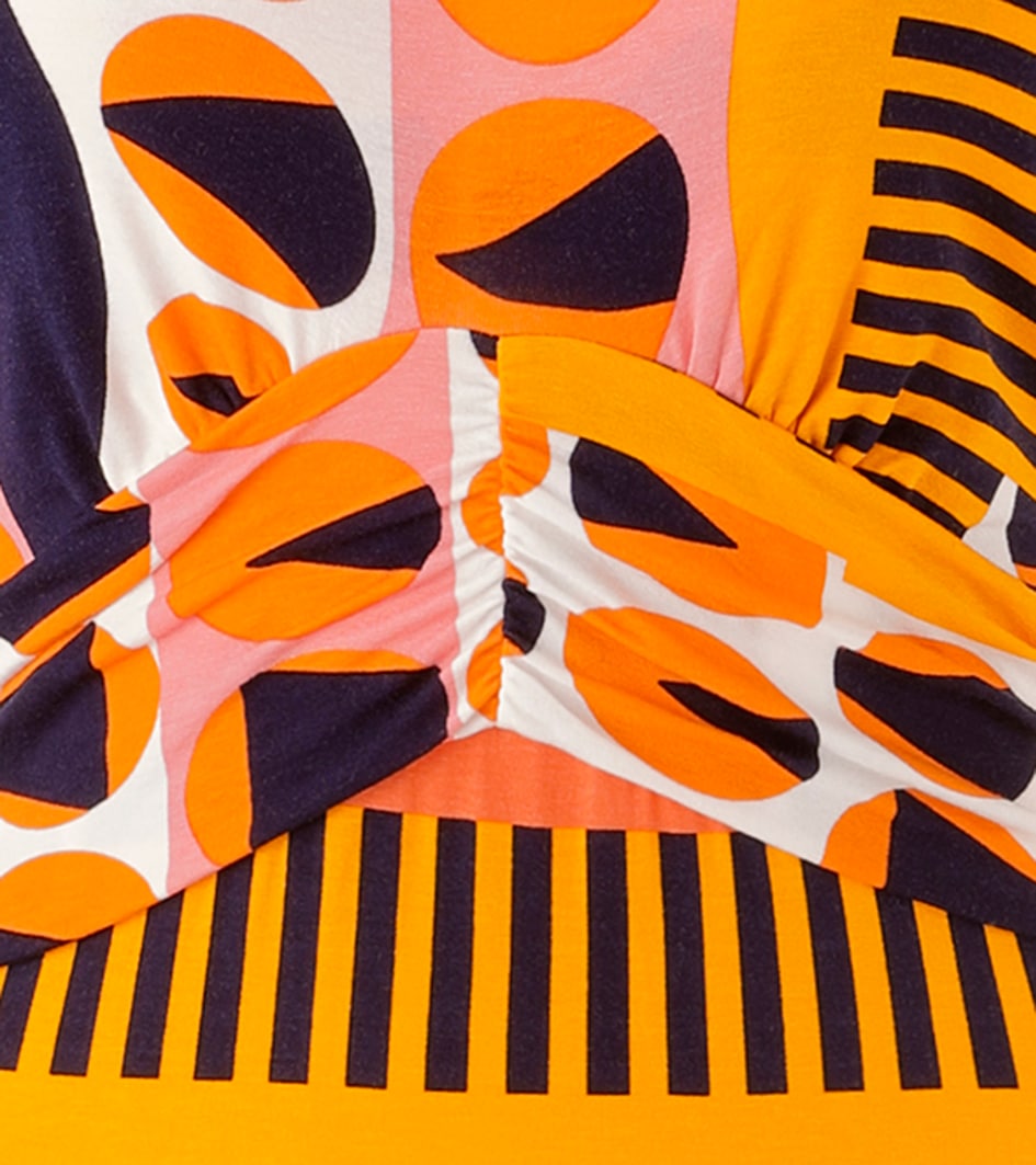 Aniston SELECTED Maxikleid in kräftigen Farbtönen und geometrischer Musterung - NEUE KOLLEKTION