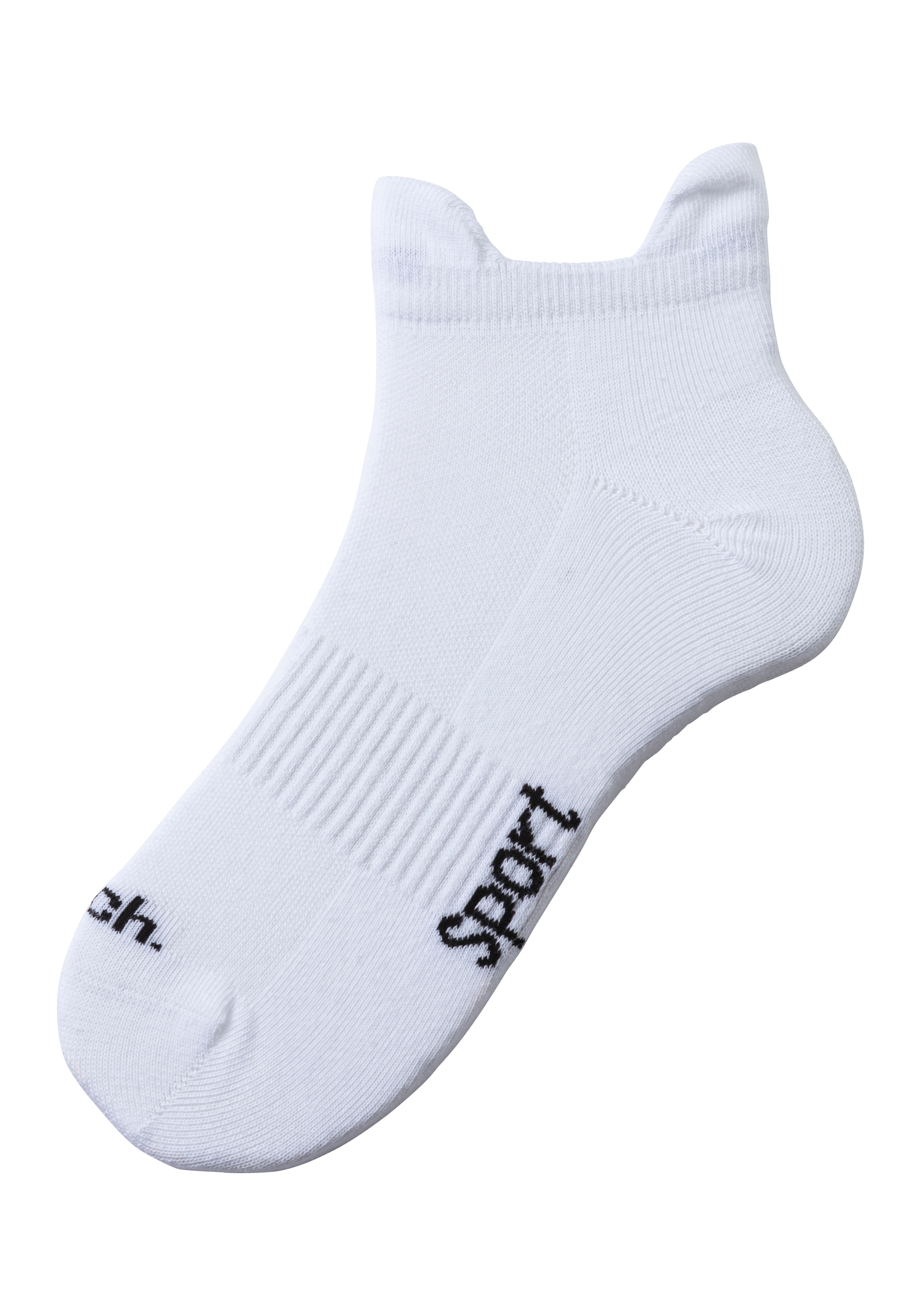 Bench. Sneakersocken, (Packung, 6 Paar), mit feiner Mesh Konstruktion und Mittelfussgummi