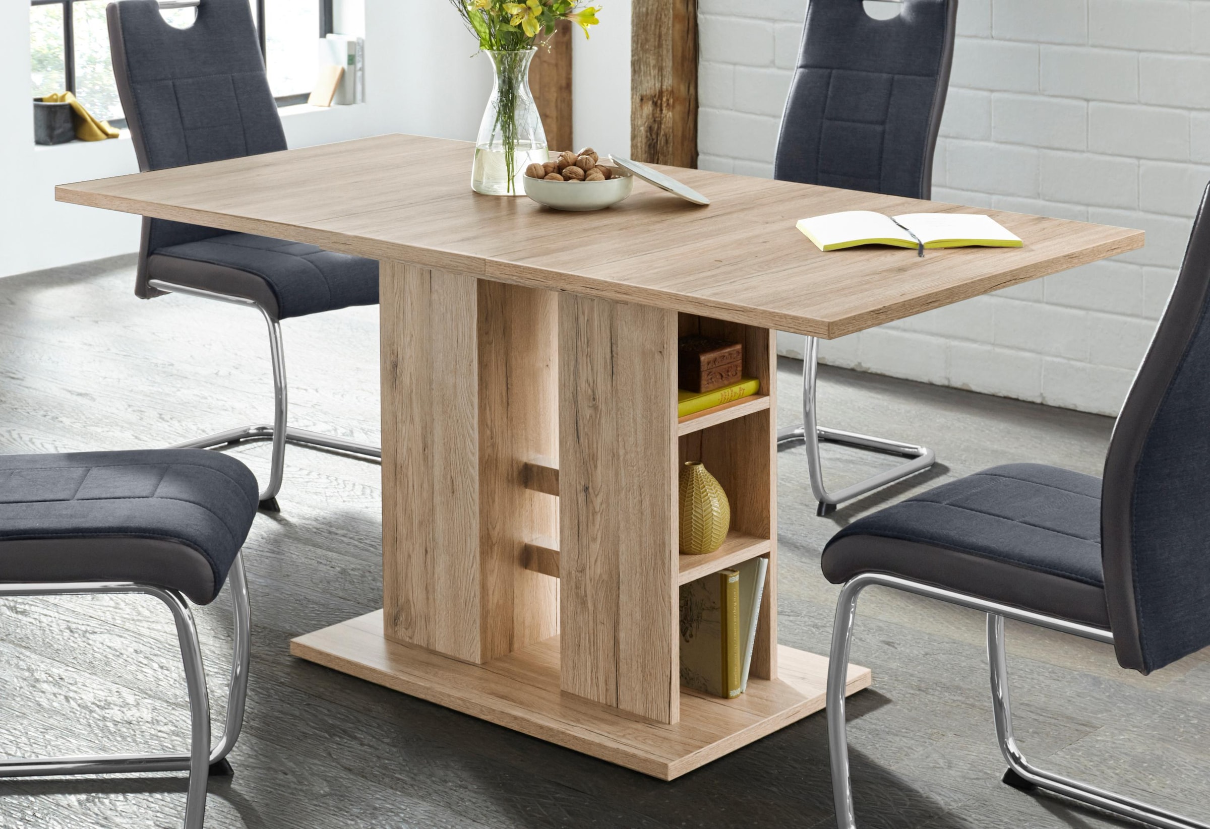 Image of HELA Esstisch »STEFFI«, Breite 120-160 cm bei Ackermann Versand Schweiz