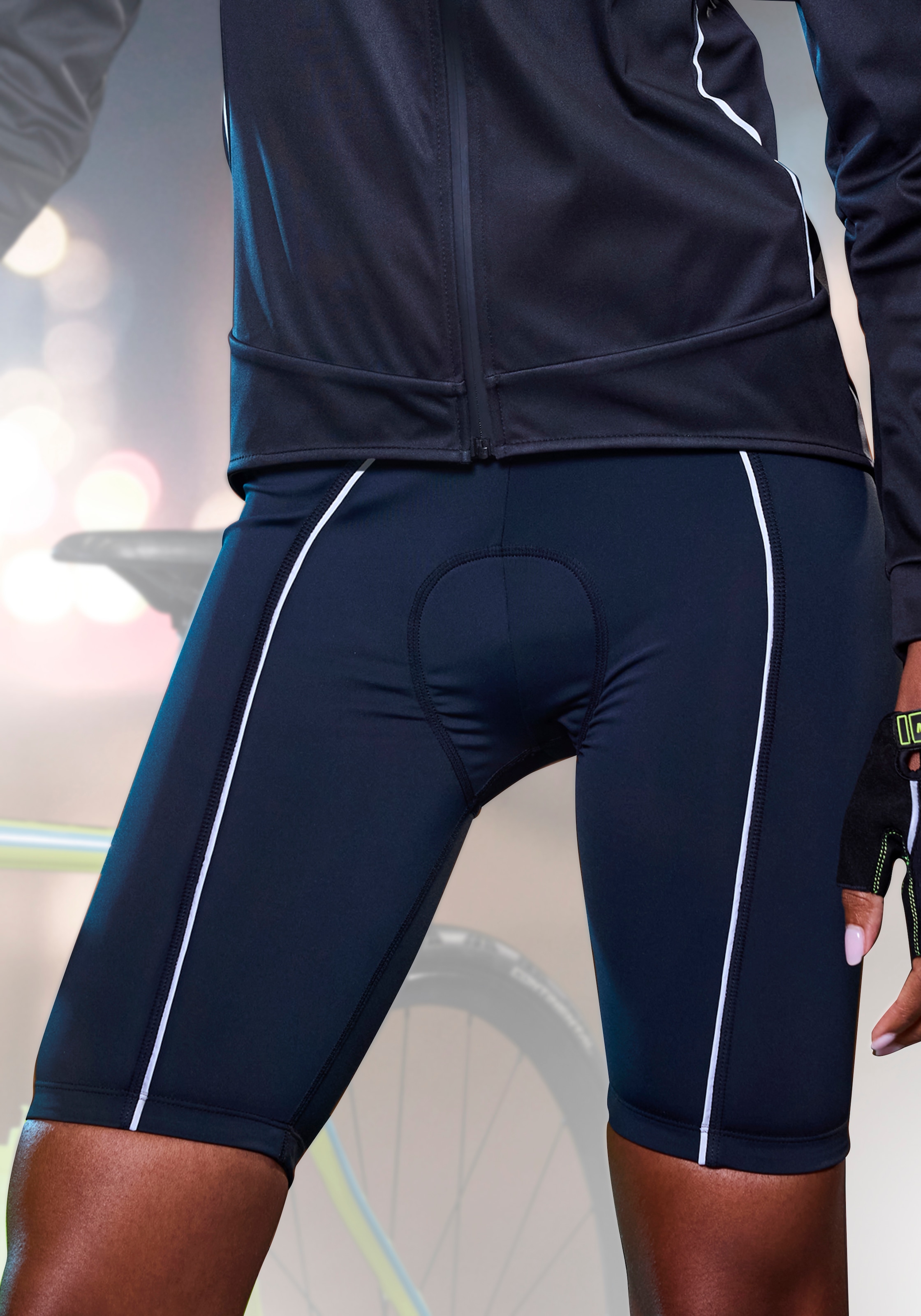 Image of Vivance active Radhose mit Gesässpolster, Radsport, Radlerhose