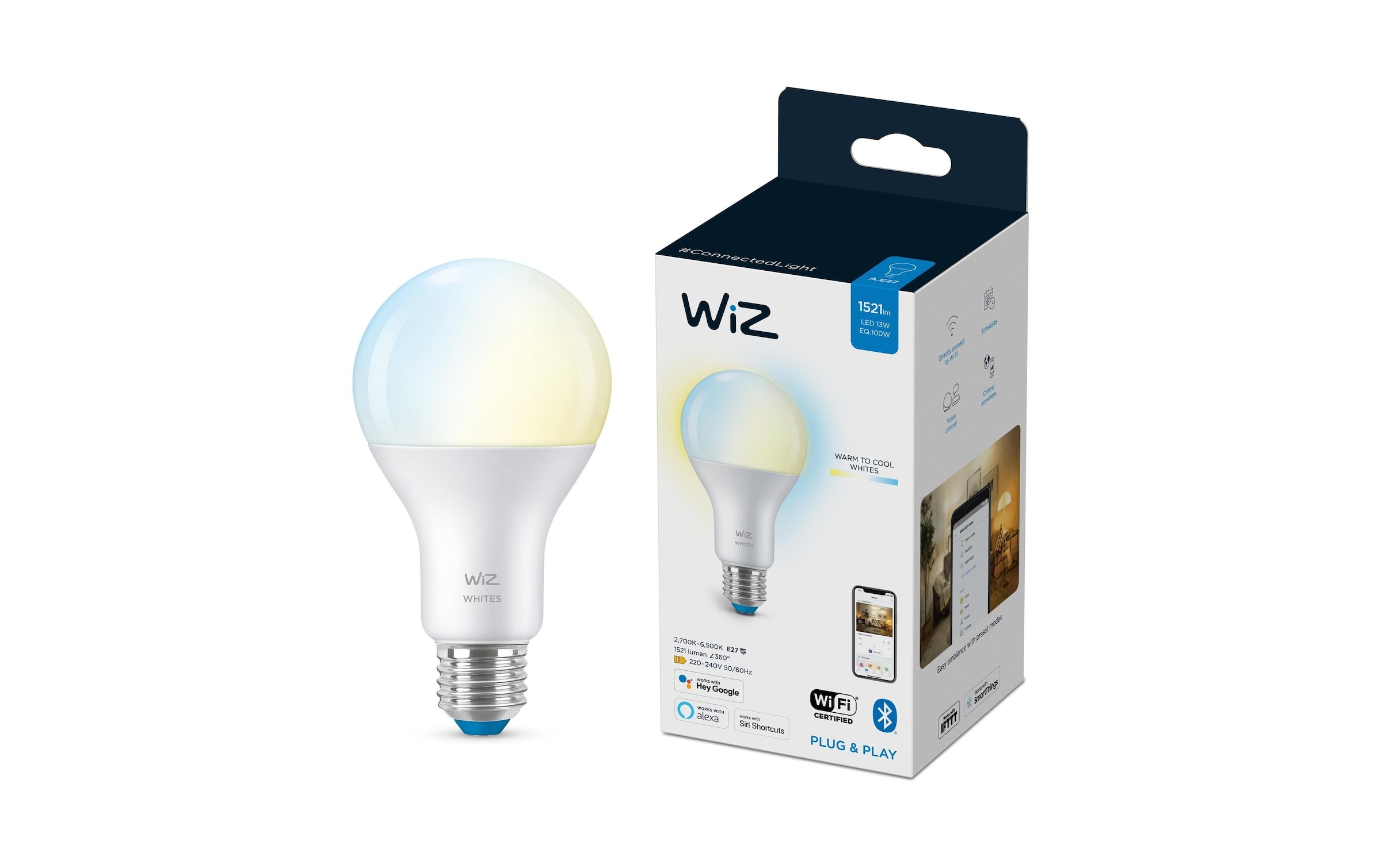 WiZ LED-Leuchtmittel, E27, 1 St.