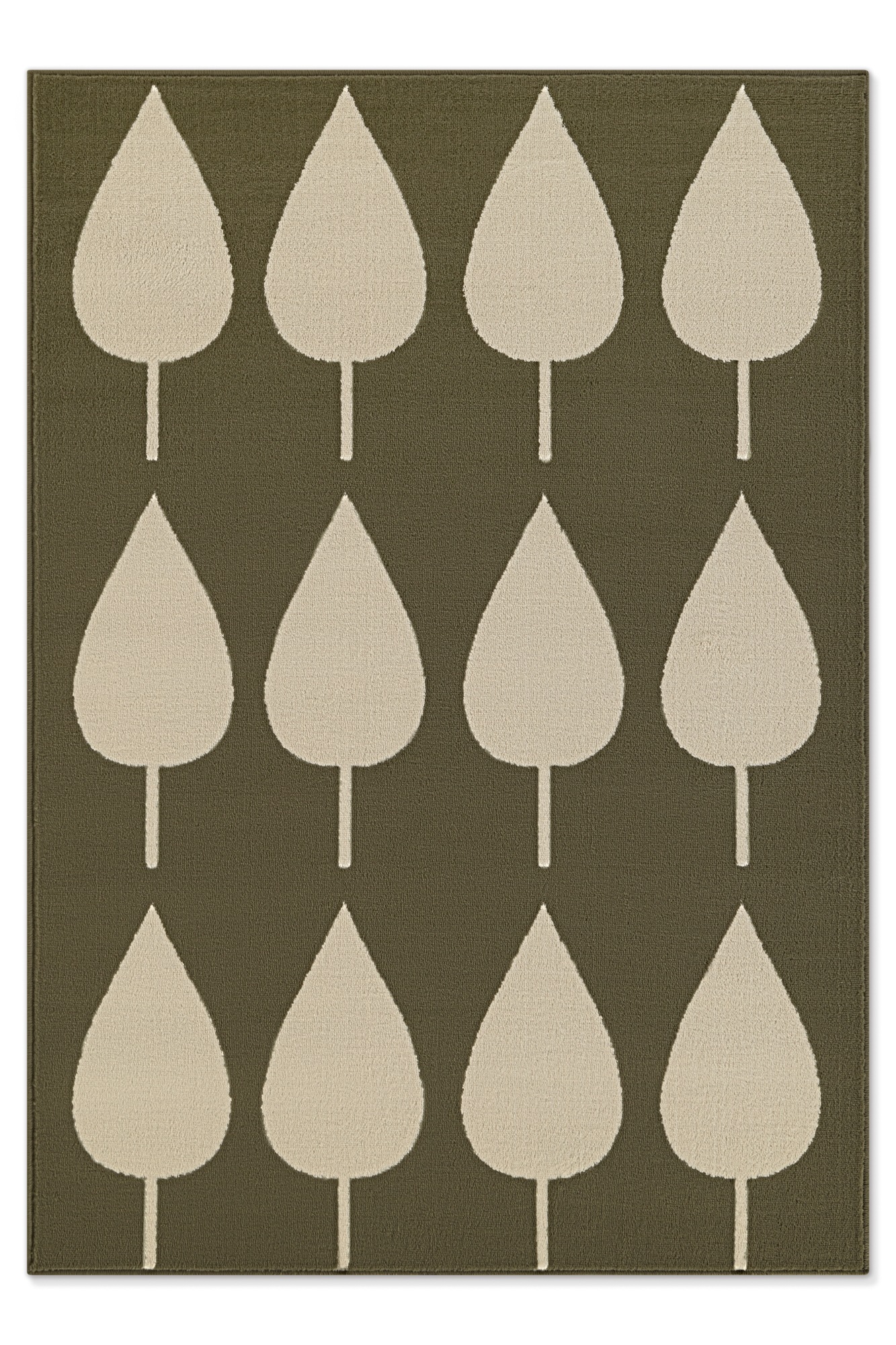 HANSE Home Kinderteppich »Lovely Leaves«, rechteckig, 8 mm Höhe, Spielteppich, fest, Kinderzimmer, Kurzflor, Spielunterlage