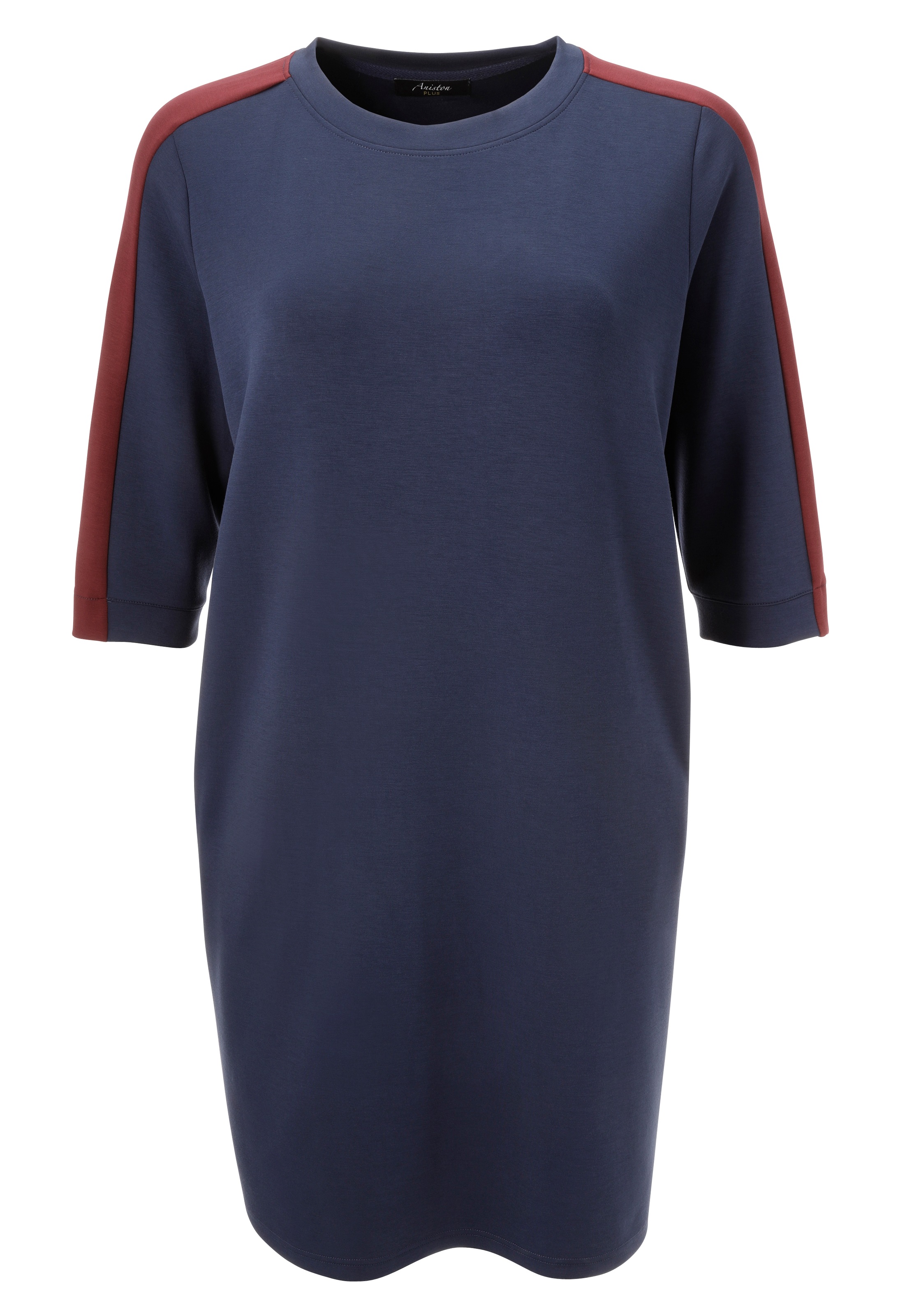 Aniston PLUS Sweatkleid, aus super weichen, elastischen Jersey-Qualität - NEUE KOLLEKTION