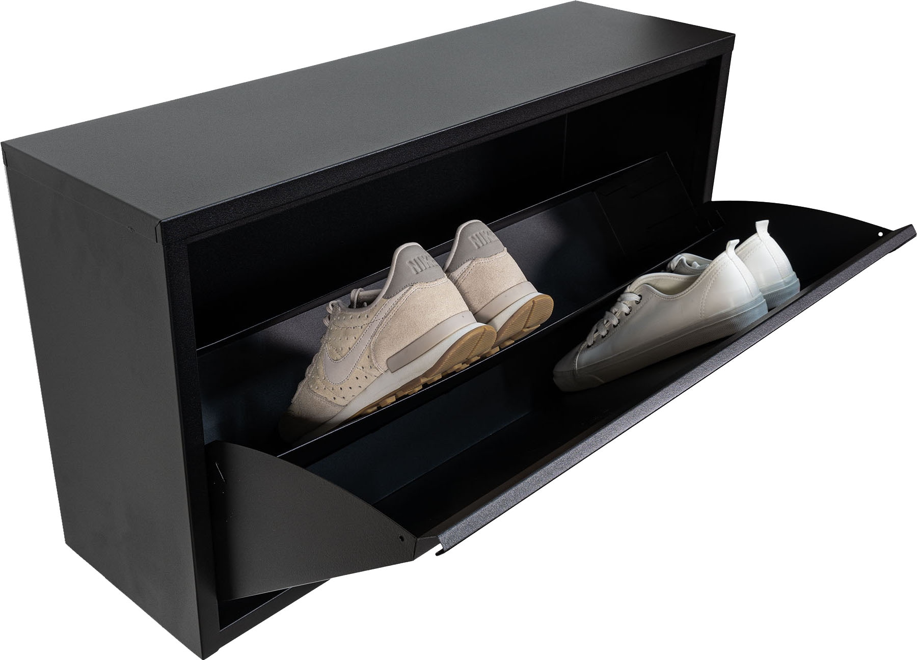 Spinder Design Armoire à chaussures »Billi Schuhklapper« armoire à chaussures en acier avec double compartiment