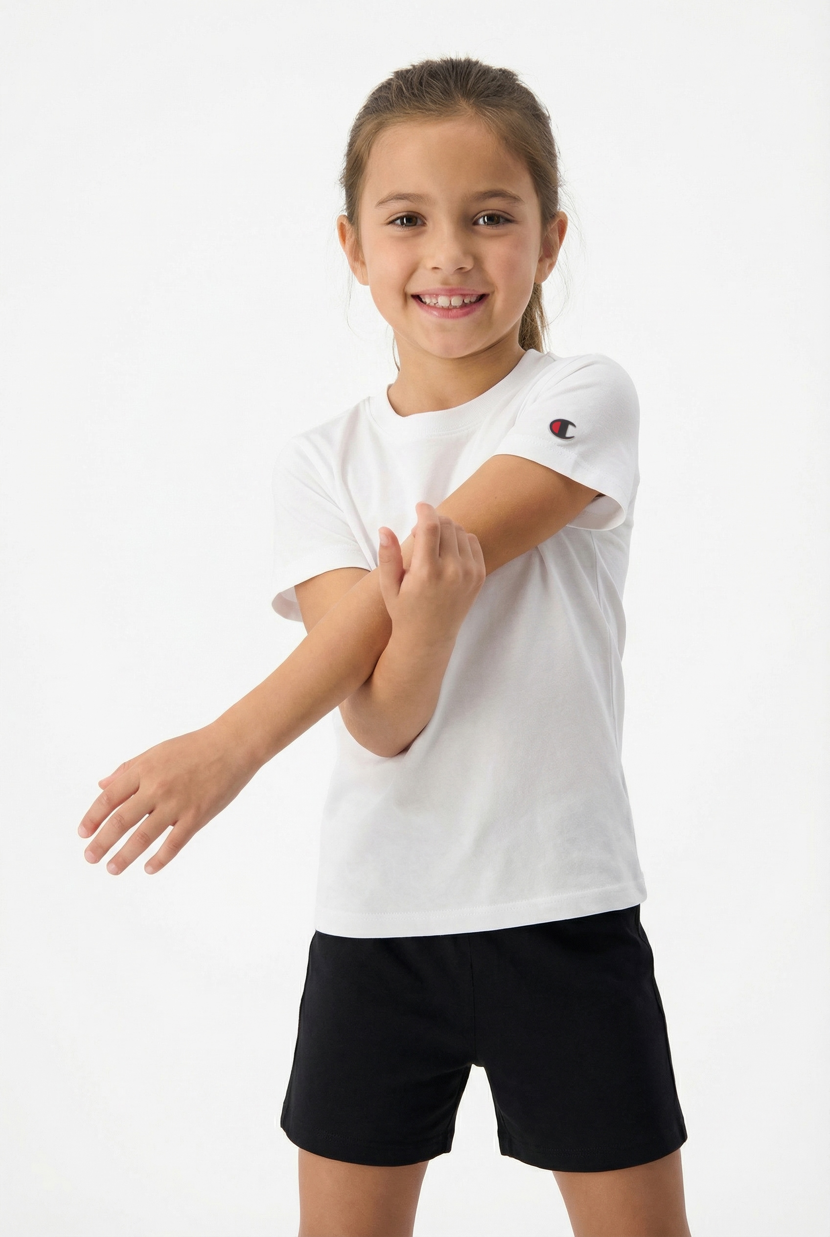 Champion T-shirt »ICONS 2 pack Crewneck T-Shirt« 2 cuis für Kinder und Jugendliche, Kurzarm, sportlicher Stil