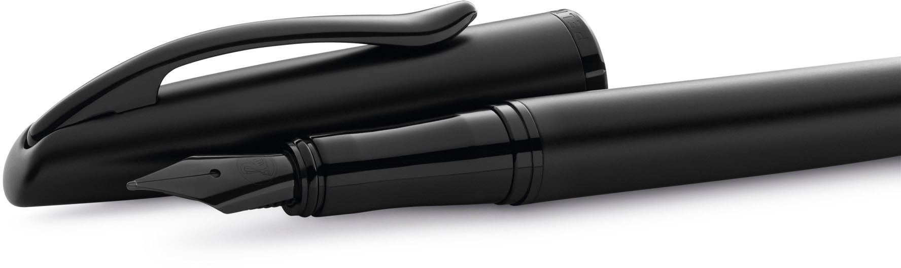 Modische Pelikan mit Noble Elegance, Kugelschreiber versandkostenfrei carbon (Set), bestellen schwarz«, Füllhalter »Jazz®