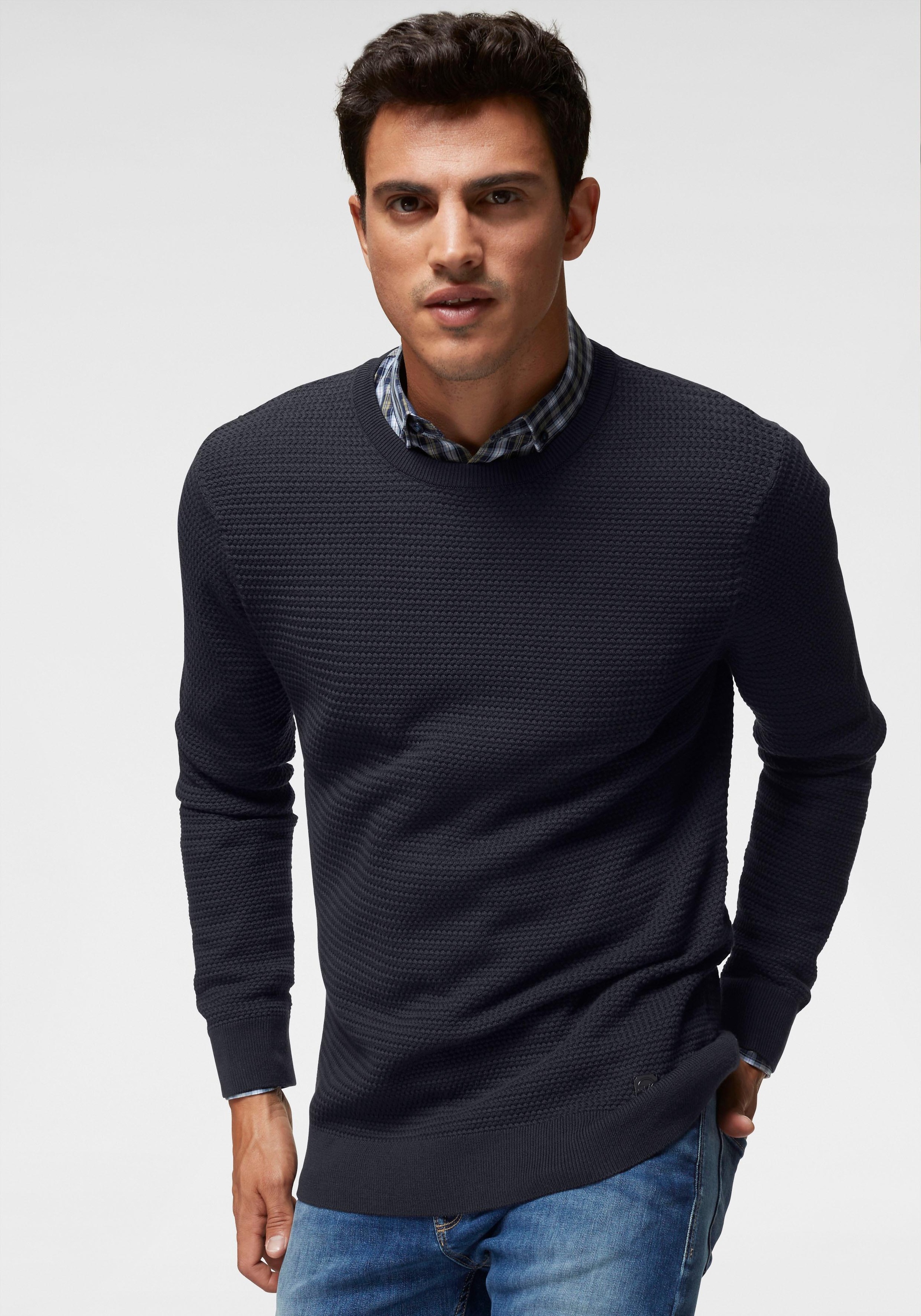 Image of GUIDO MARIA KRETSCHMER Strickpullover, Wabenmuster- Optik bei Ackermann Versand Schweiz