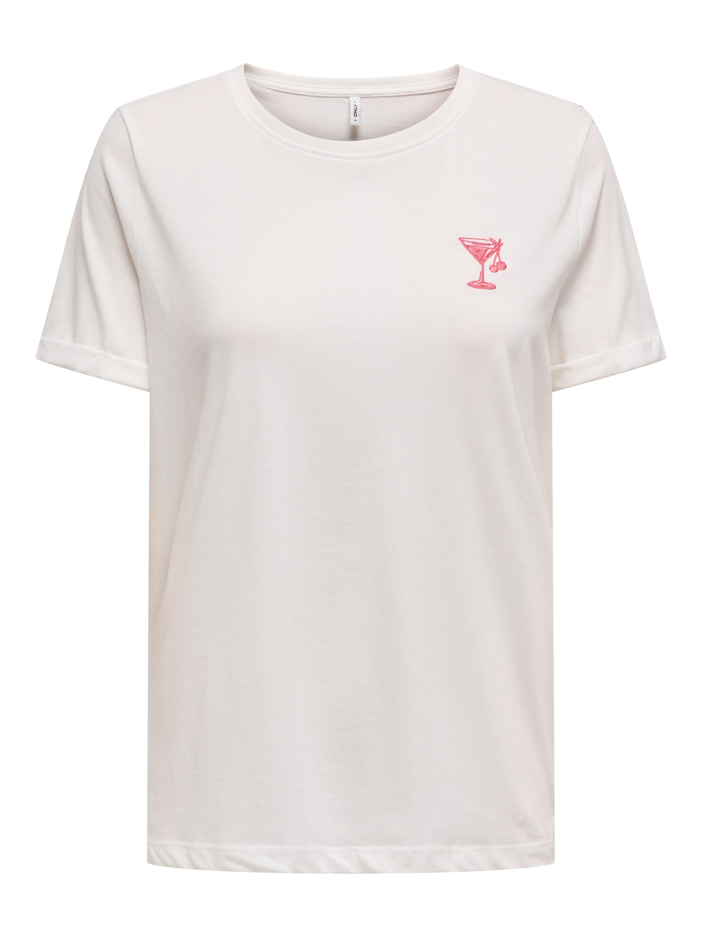ONLY Kurzarmshirt »ONLGITTE LIFE REG S/S TOP BOX CS JRS«