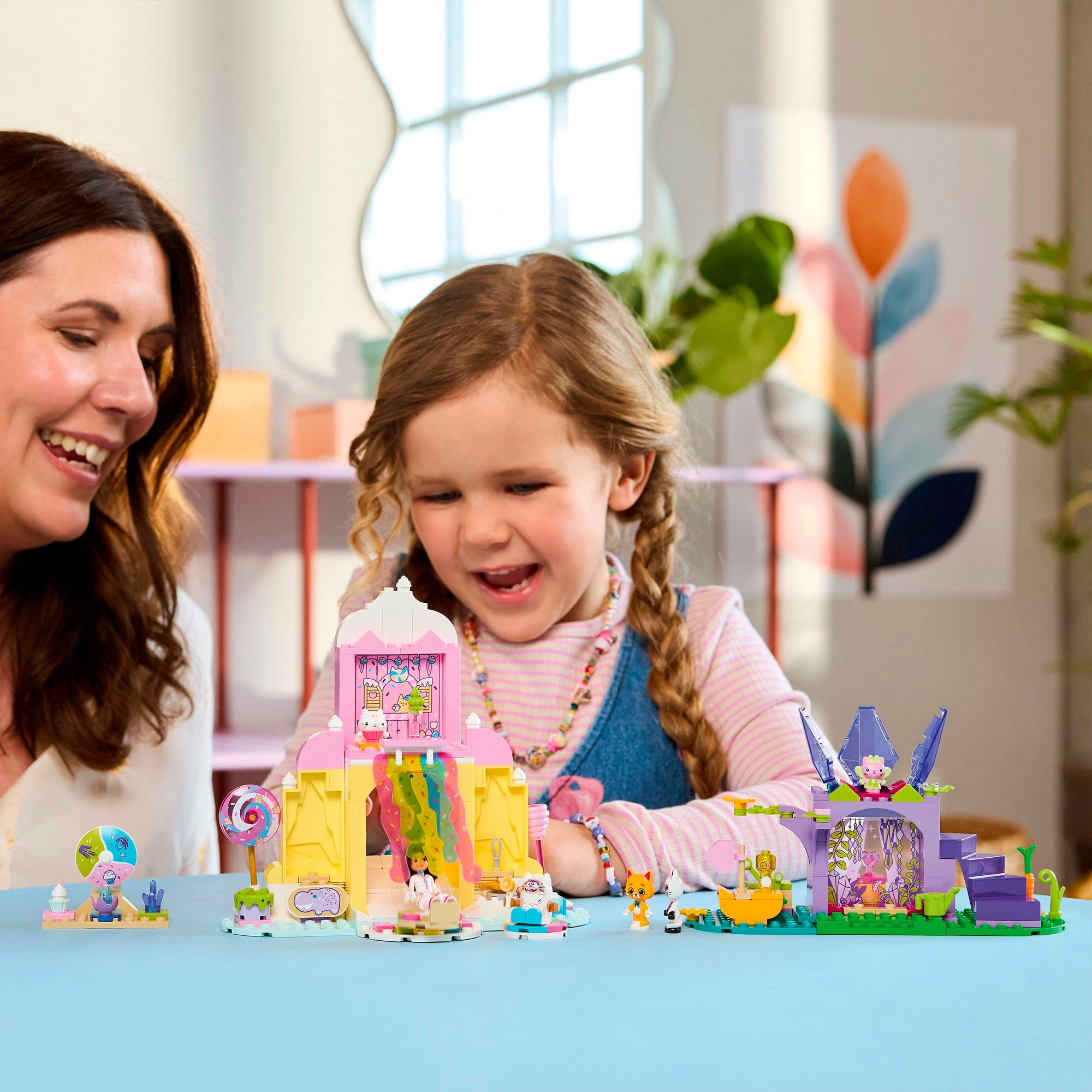 LEGO® Konstruktionsspielsteine »Zuckerguss-Gebirge und Kätzchen-Garten (11205), LEGO Gabby's Dollhouse« Made in Europe