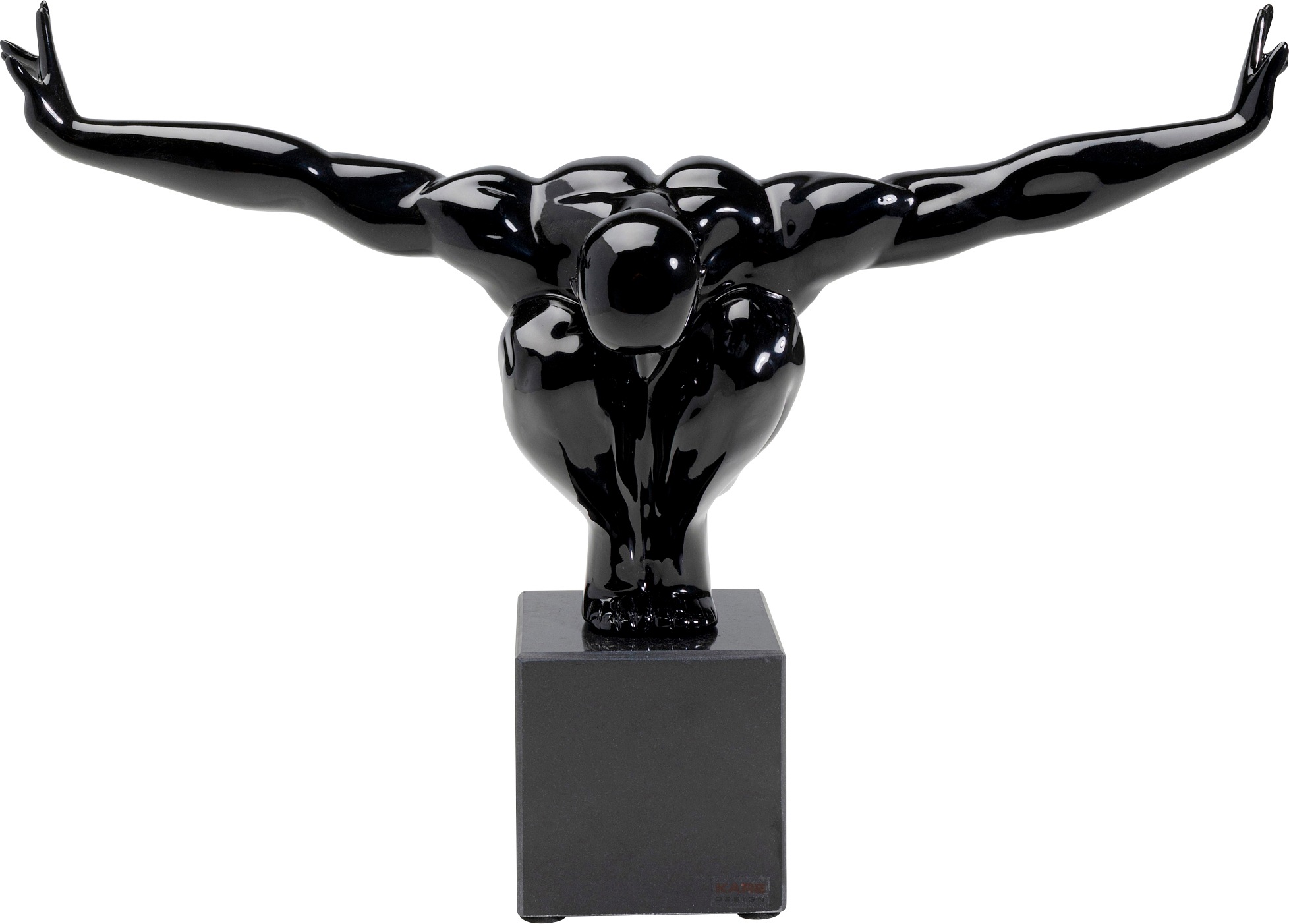 Image of Kare Design Dekoobjekt "Deko Objekt Athlet Black Small 43cm"