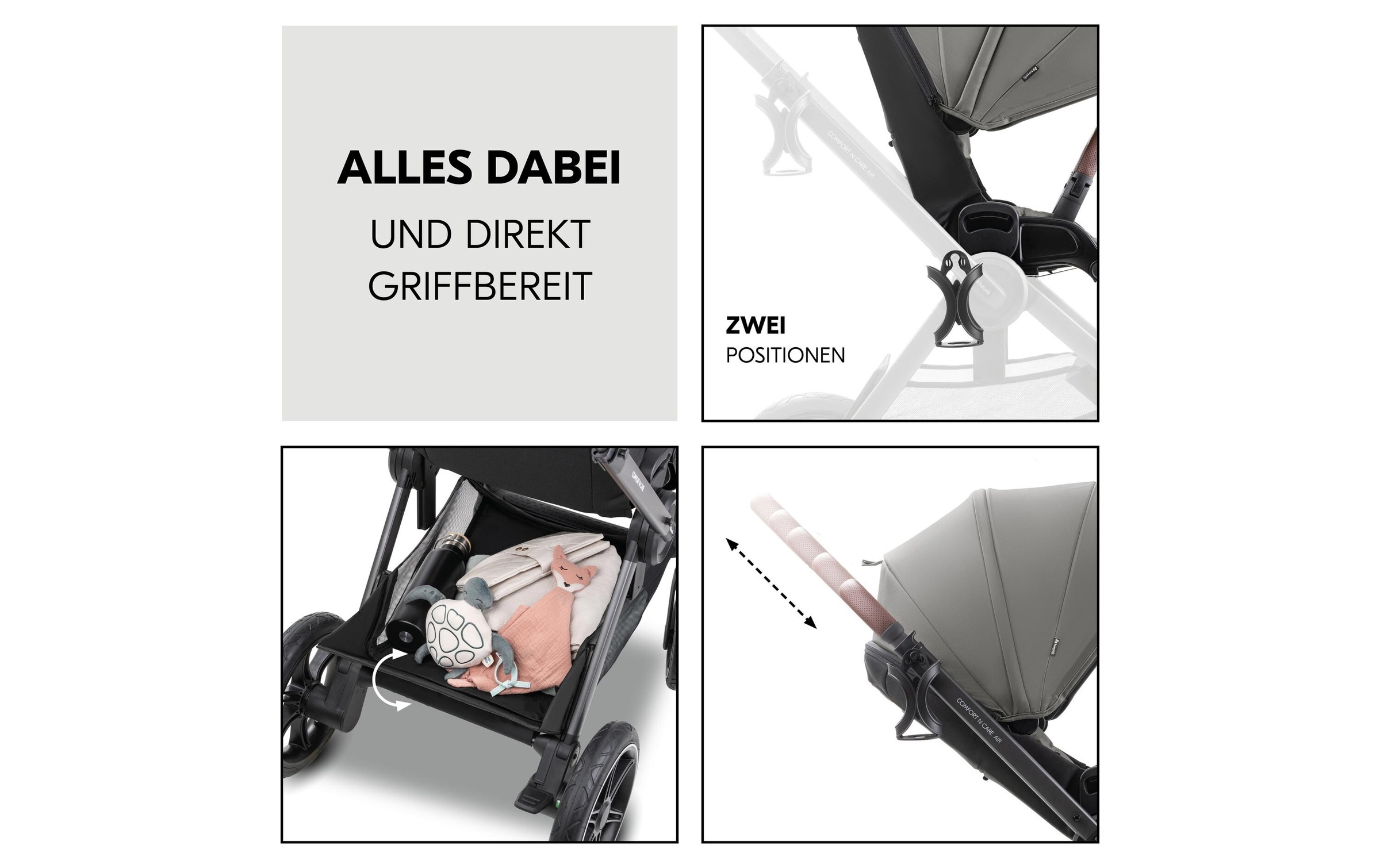 Hauck Kombi-Kinderwagen »Comfort N Care Air« 22 kg
