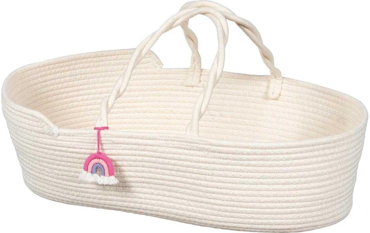 goki Puppen Ziehwagen »Tragekorb mit Anhänger 51 x 30 x 17,5 cm«