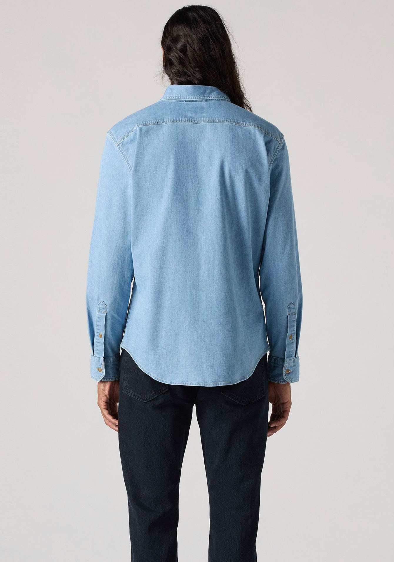 Levi's® Jeanshemd »LS BATTERY HM SHIRT SLIM«, aus pflegeleichtem Baumwollmix