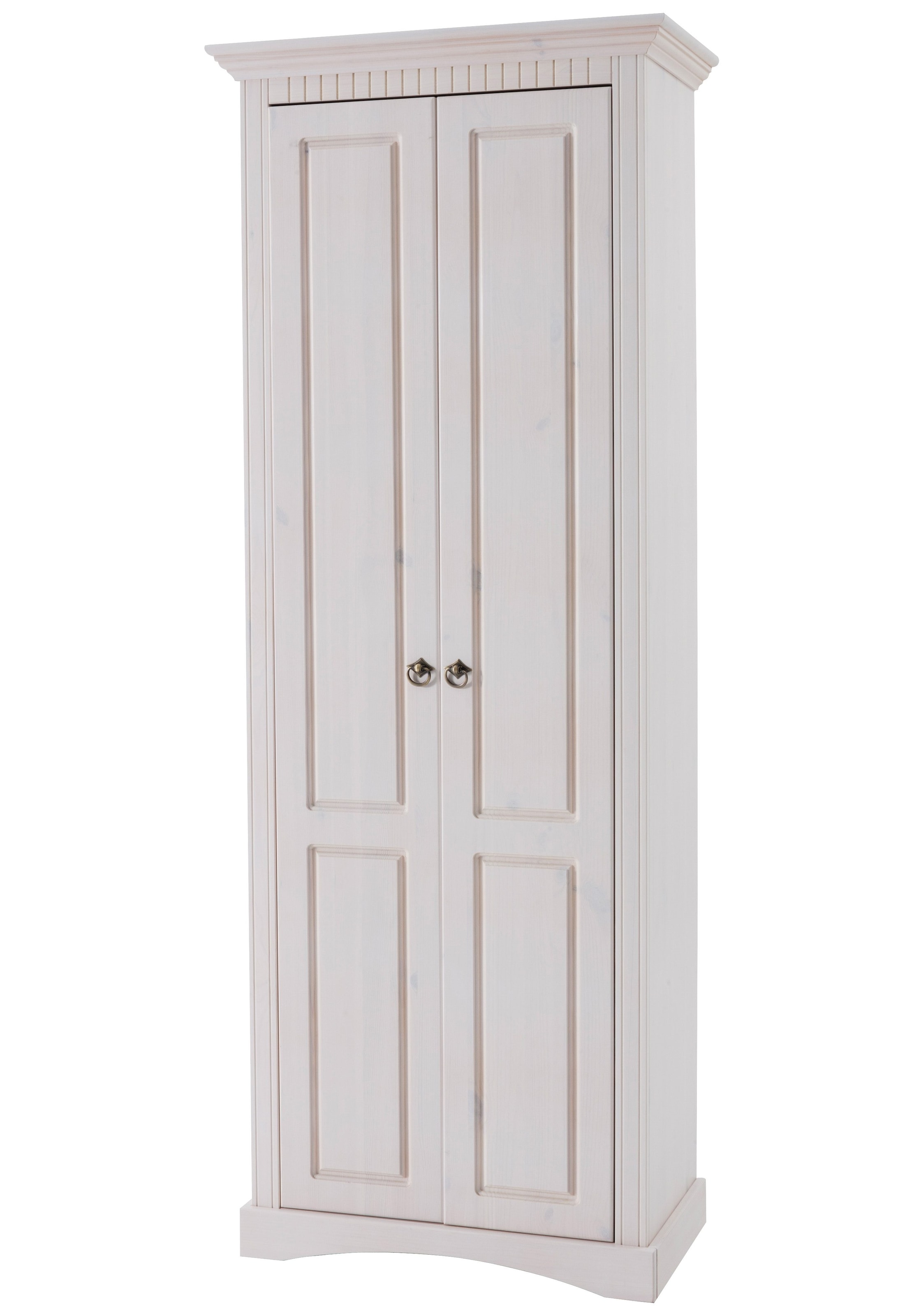 Home affaire Garderobenschrank »Rustic«, aus massiver Kiefer, Breite 71 cm, mit Kassetenoptik