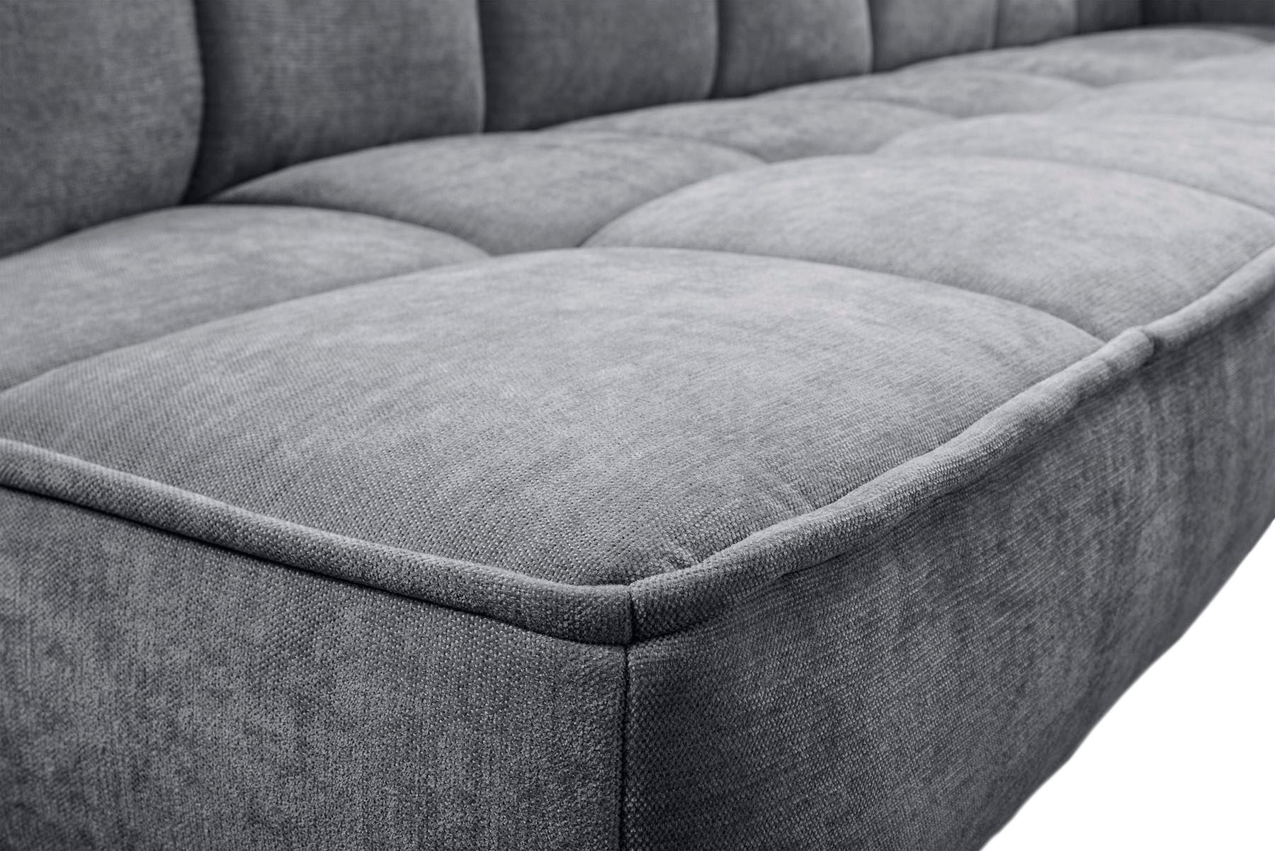 exxpo - sofa fashion Eckbank »Latte« moderne Sitz- und Rückensteppung, bequem und elegant, hoher Holzfuss
