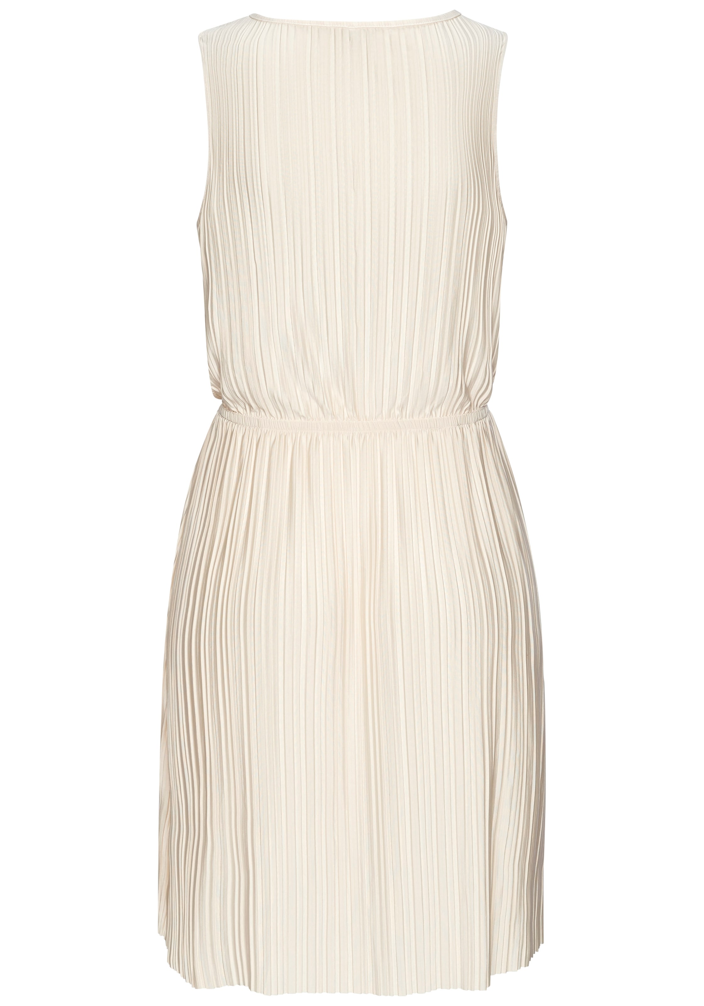 LASCANA Robe plissée »aus schimmernder Ware« Sans poches robe de fête, robe d'été festive, robe cocktail