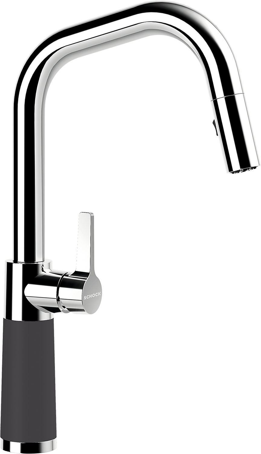 Image of Schock Küchenarmatur "SC-530 SB" ausziehbar, Strahl-Brause, Rückflussverhinderer, Schwenkbereich 120