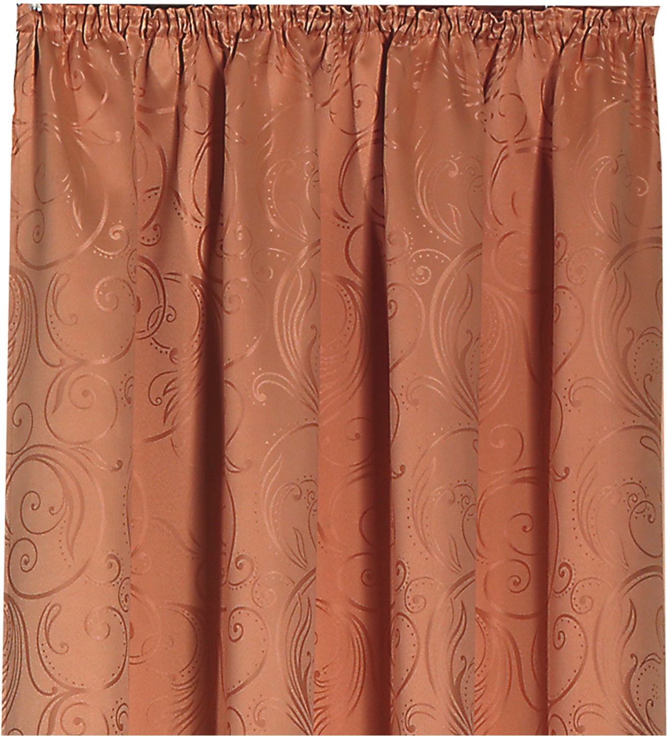 Weckbrodt Rideau »Modena« Bande volante 1 cuis tlg. écharpe décorative, opaque, motif jacquard, bande universelle de rail, rideau