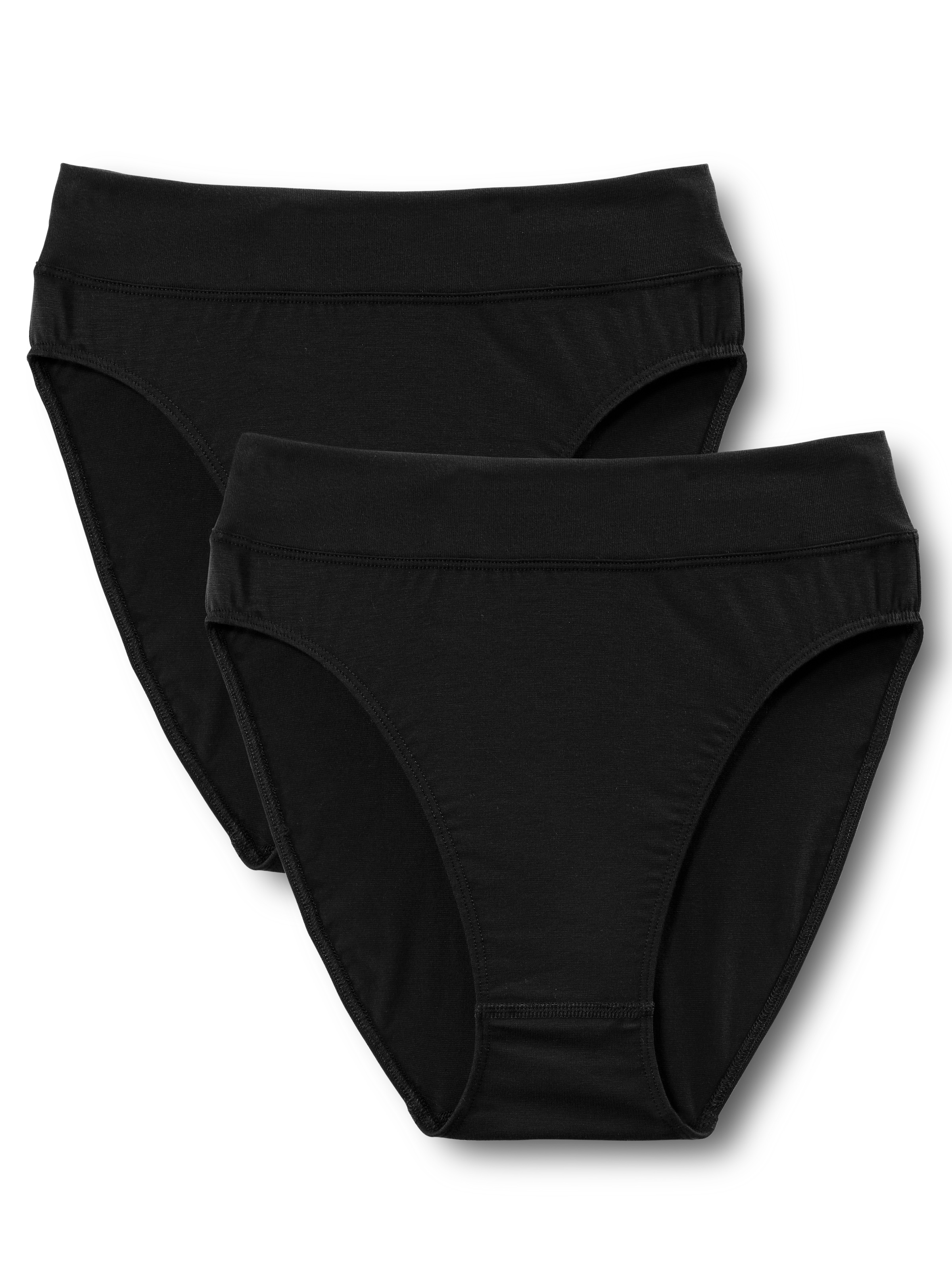 Image of CALIDA High-Waist-Slip "Elastic Duopack" 2er Pack, breiter Softbund, elastisch, atmungsaktiv, weich