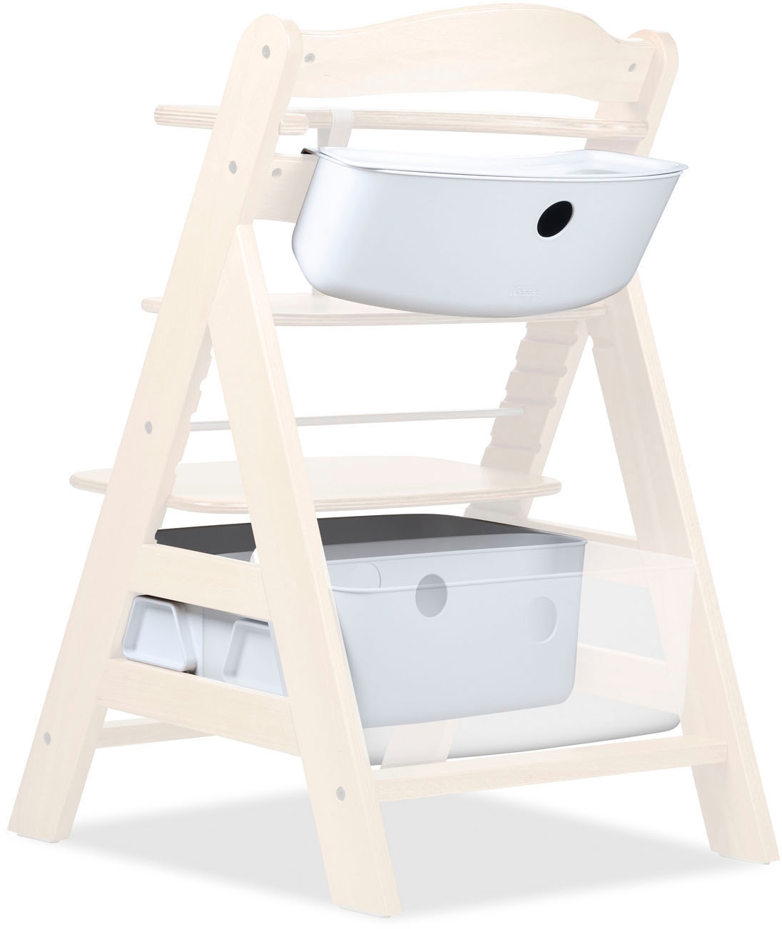 Hauck Boîte de rangement »Alpha Box Set, white« für Hochstühle