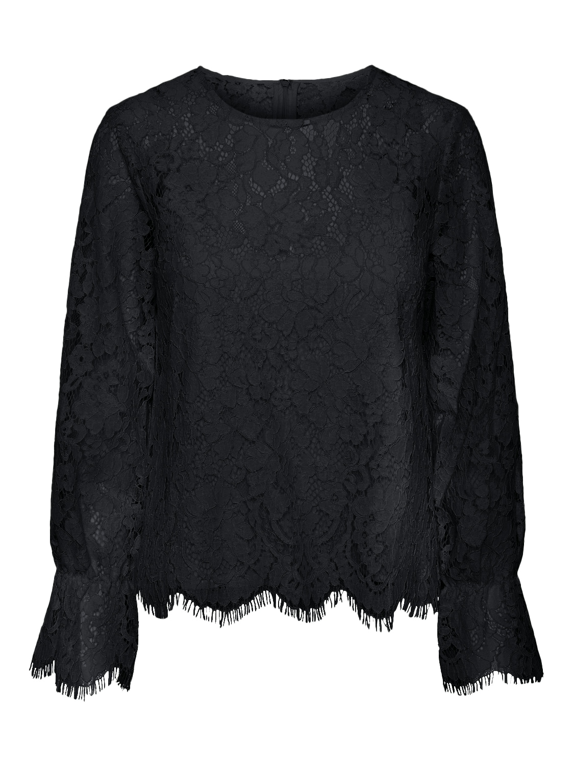 Y.A.S Blouse en dentelle »YASPERLA LS LACE TOP S. NOOS«