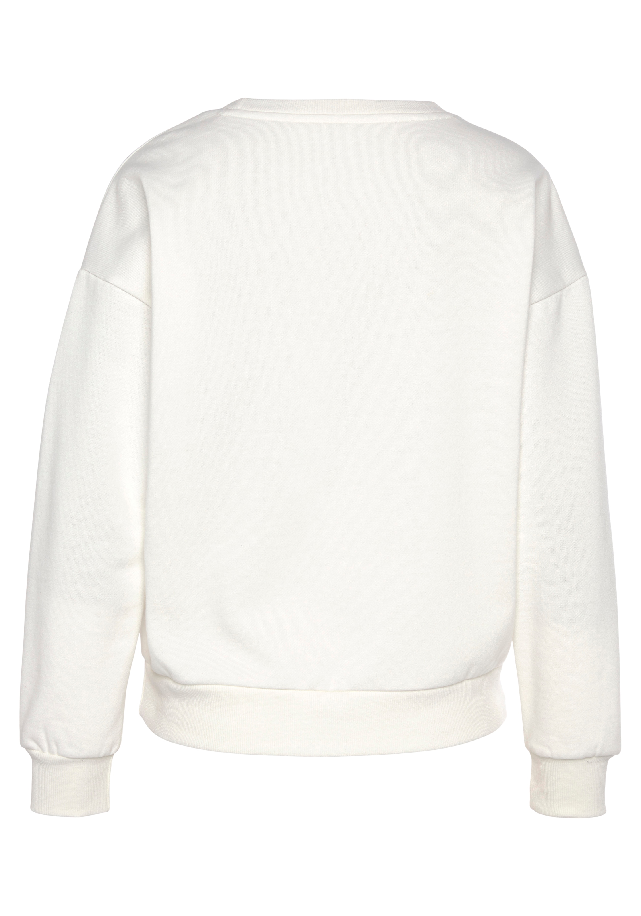 Bench. Loungewear Sweatshirt, mit glänzendem Logodruck, Loungewear