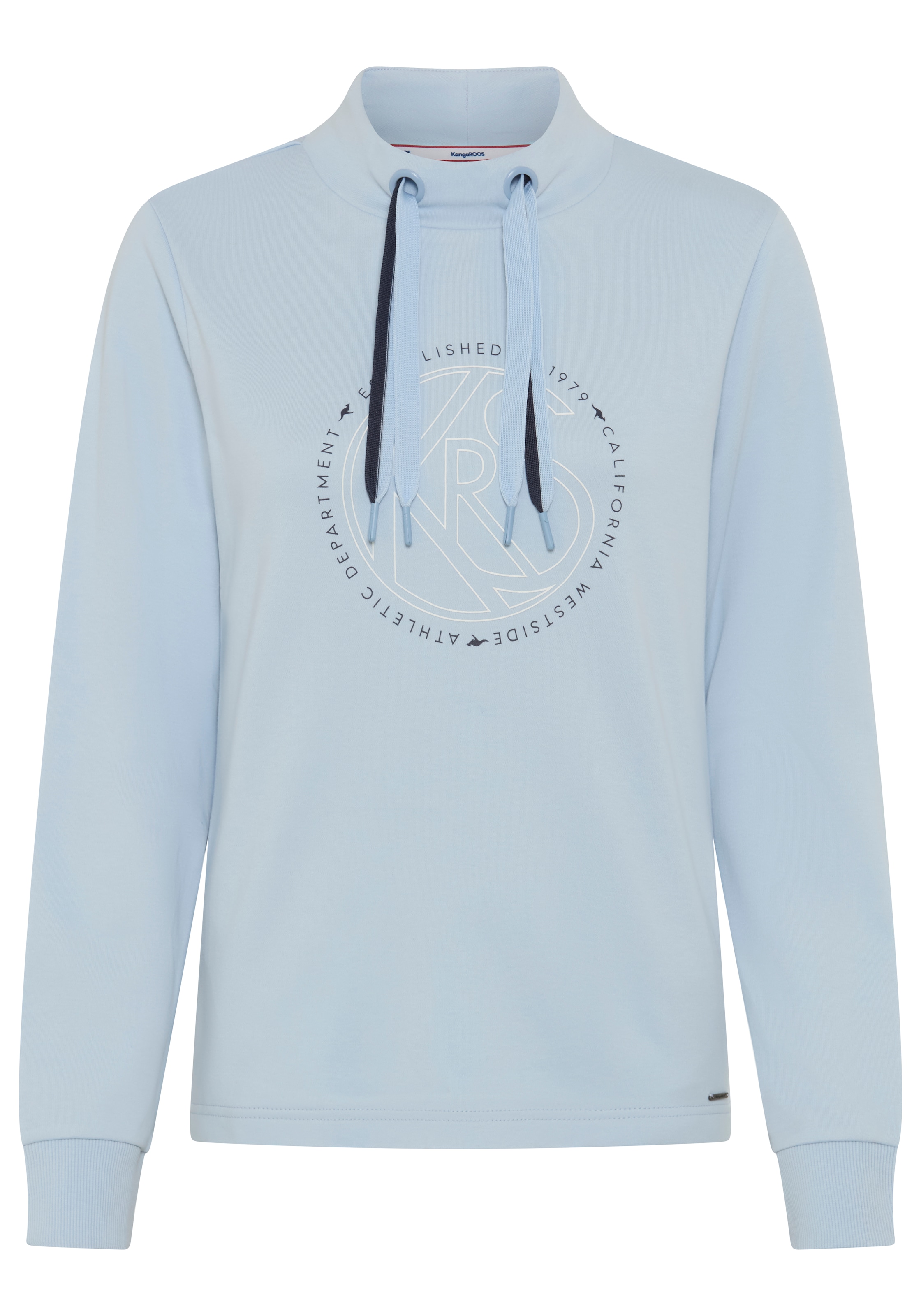 KangaROOS Sweat-shirt , avec étiquette métal, longueur couvrant les hanches, aussi en grandes tailles
