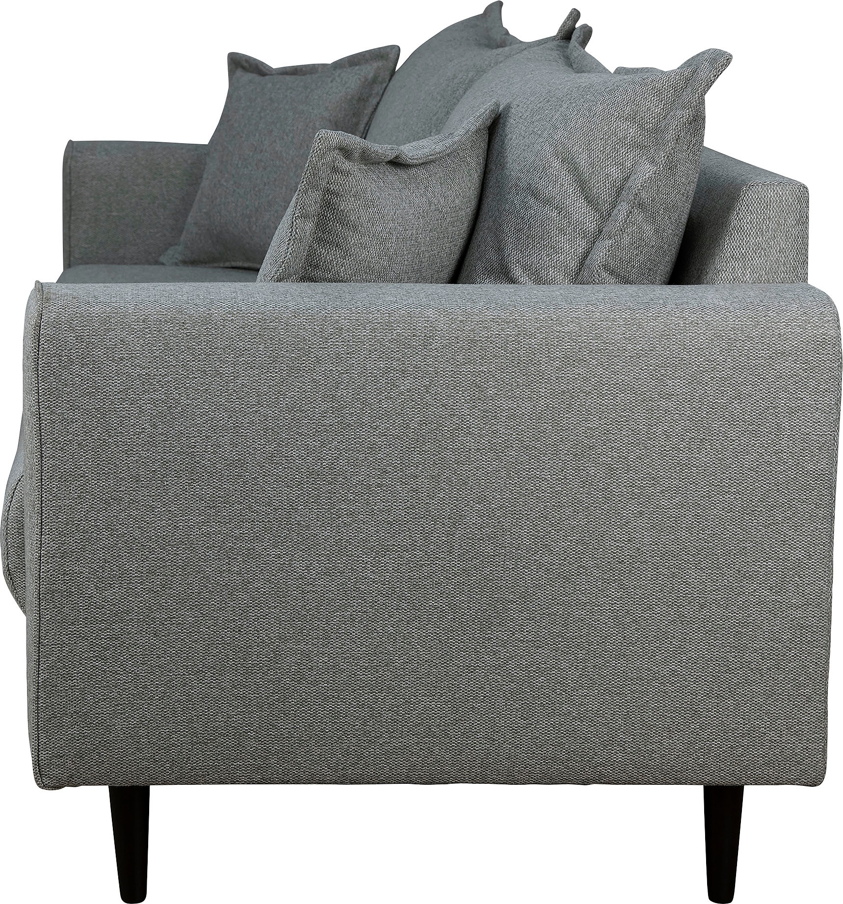 Home affaire 2-Sitzer »VEYRAS, hoher Sitzkomfort, Masse B/T/H: 162/84/76 cm«, mit Wellenunterfederung, incl. Rückenkissen und Zierkissen