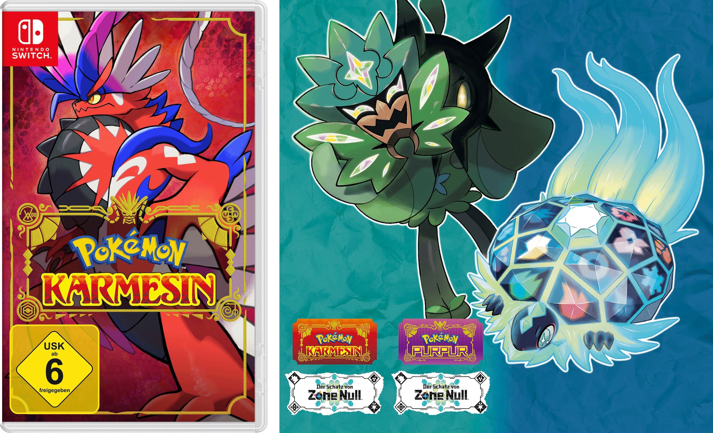 Nintendo Switch Spielesoftware »Pokemon Karmesin + Der Schatz von Zone Null DLC«, Nintendo Switch