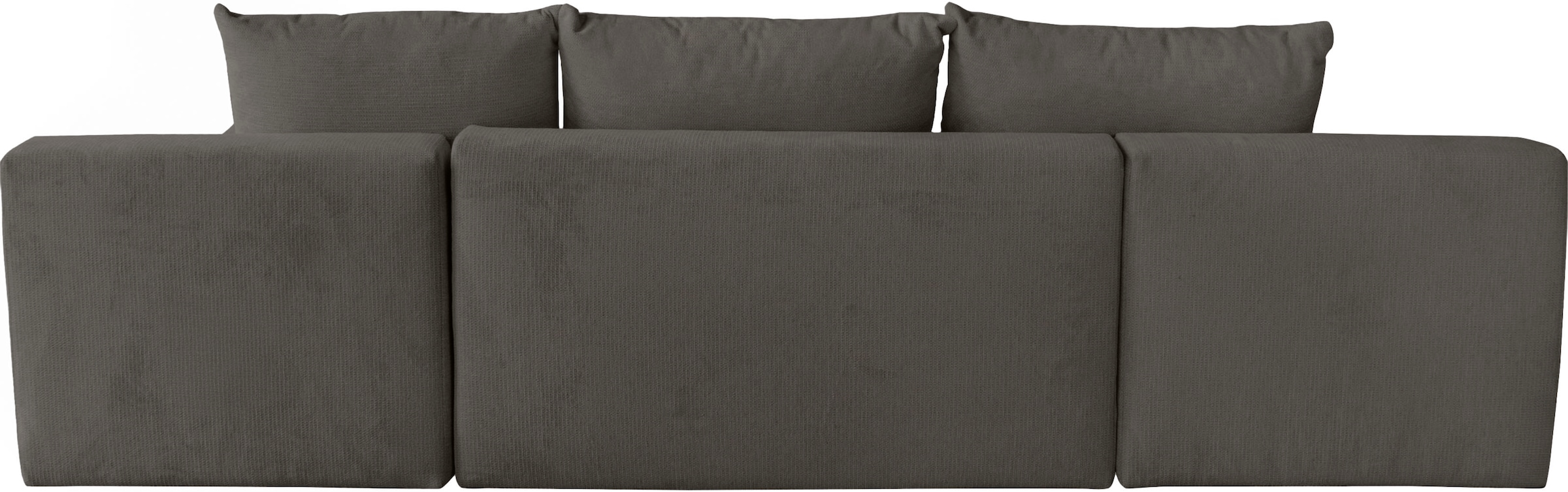 GOODproduct Wohnlandschaft »Home System U-Form, B: 269 - 352 cm, Breiten wählbar« mit Bettfunktion, Bettkasten & Zierkissen, Federkern, Modulsofa