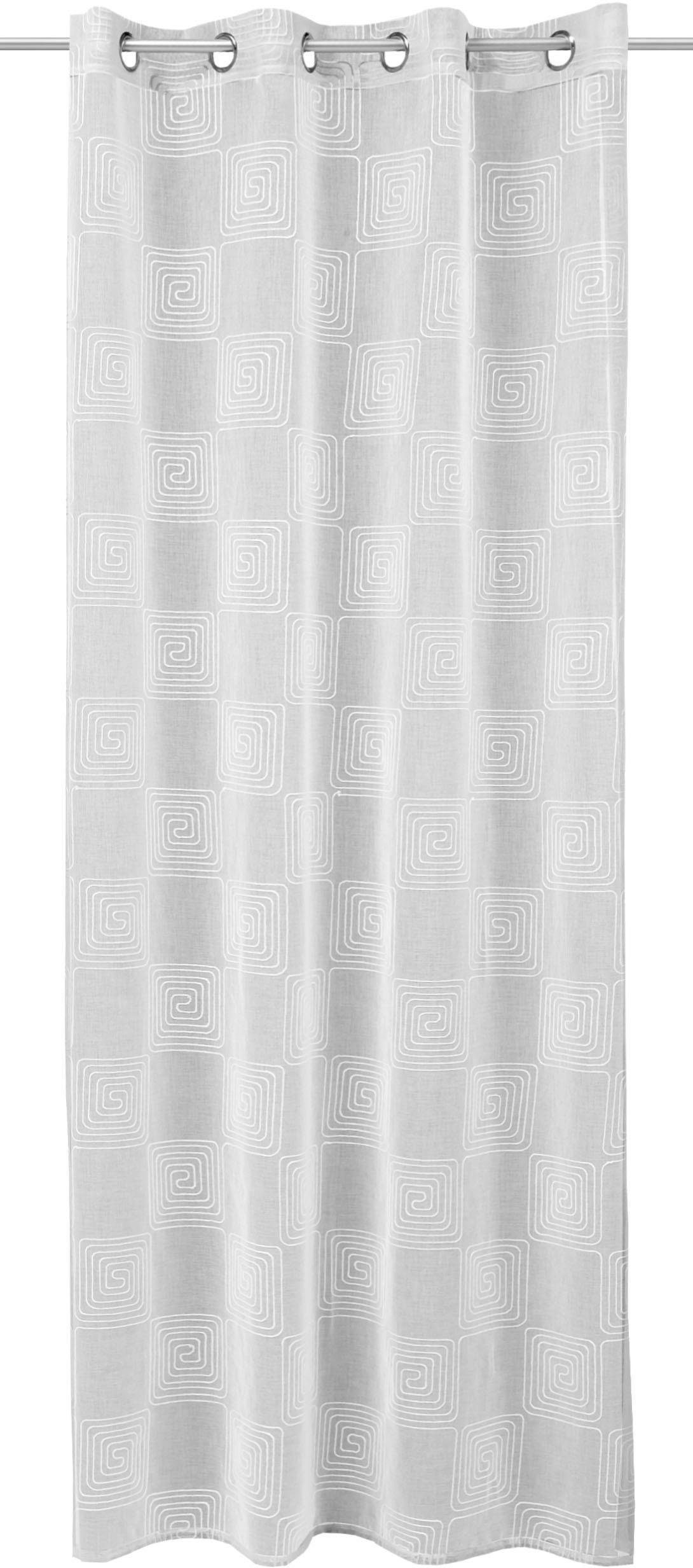 Image of WILLKOMMEN ZUHAUSE by ALBANI GROUP Vorhang »Lindau«, (1 St.), HxB: 245x135, Ösenschal bei Ackermann Versand Schweiz