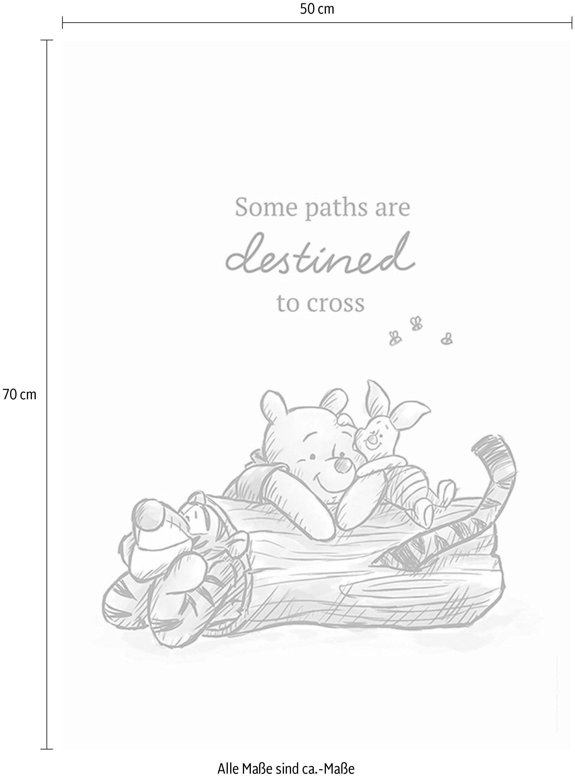 Komar Poster »Winnie Pooh Path«, Disney, (1 St.), Kinderzimmer, Schlafzimmer, Wohnzimmer